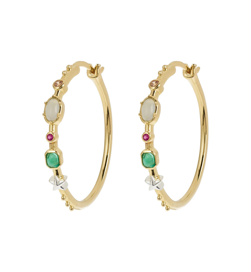 Big Storybook Hoop Earrings
