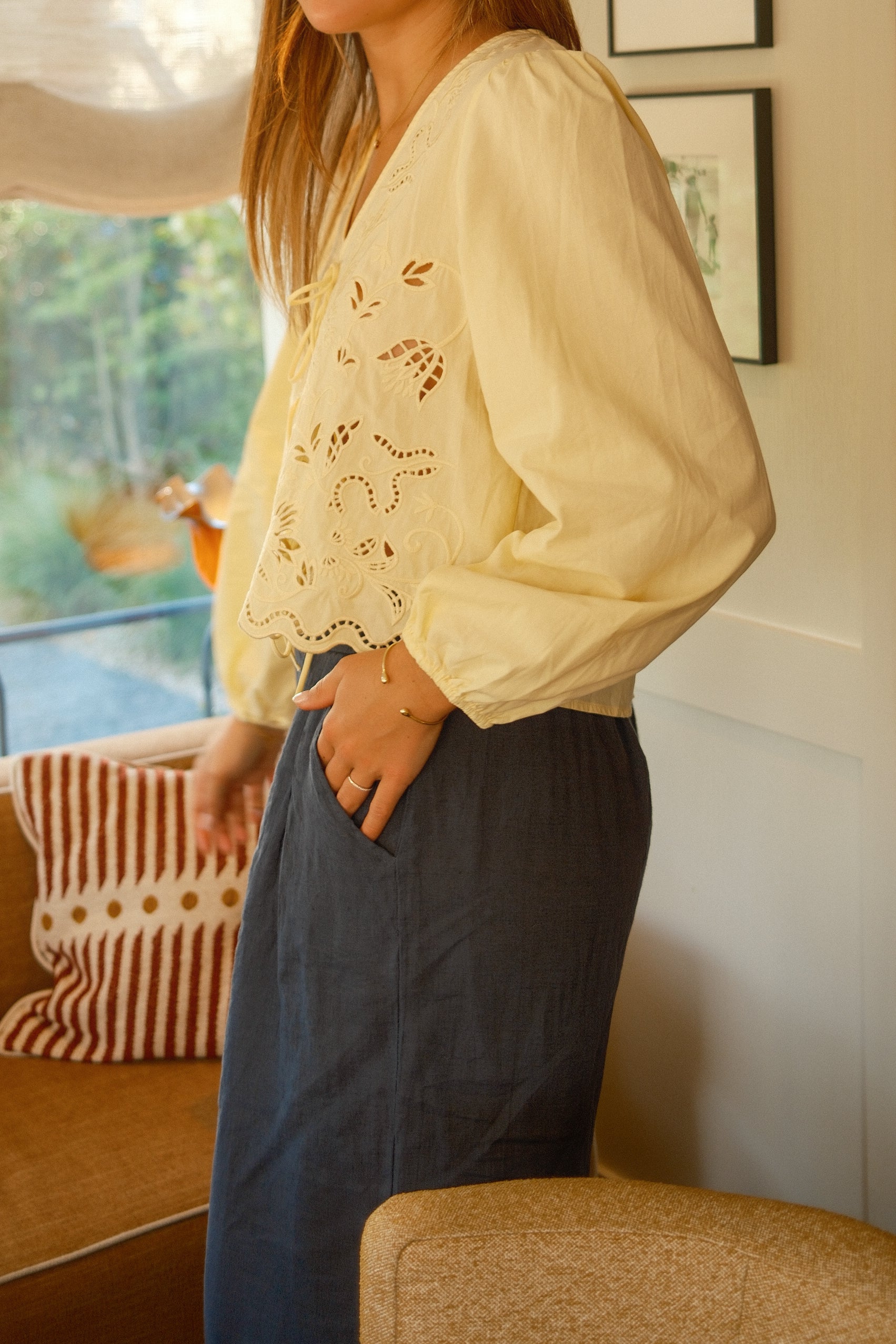 FEM BLOUSE YELLOW