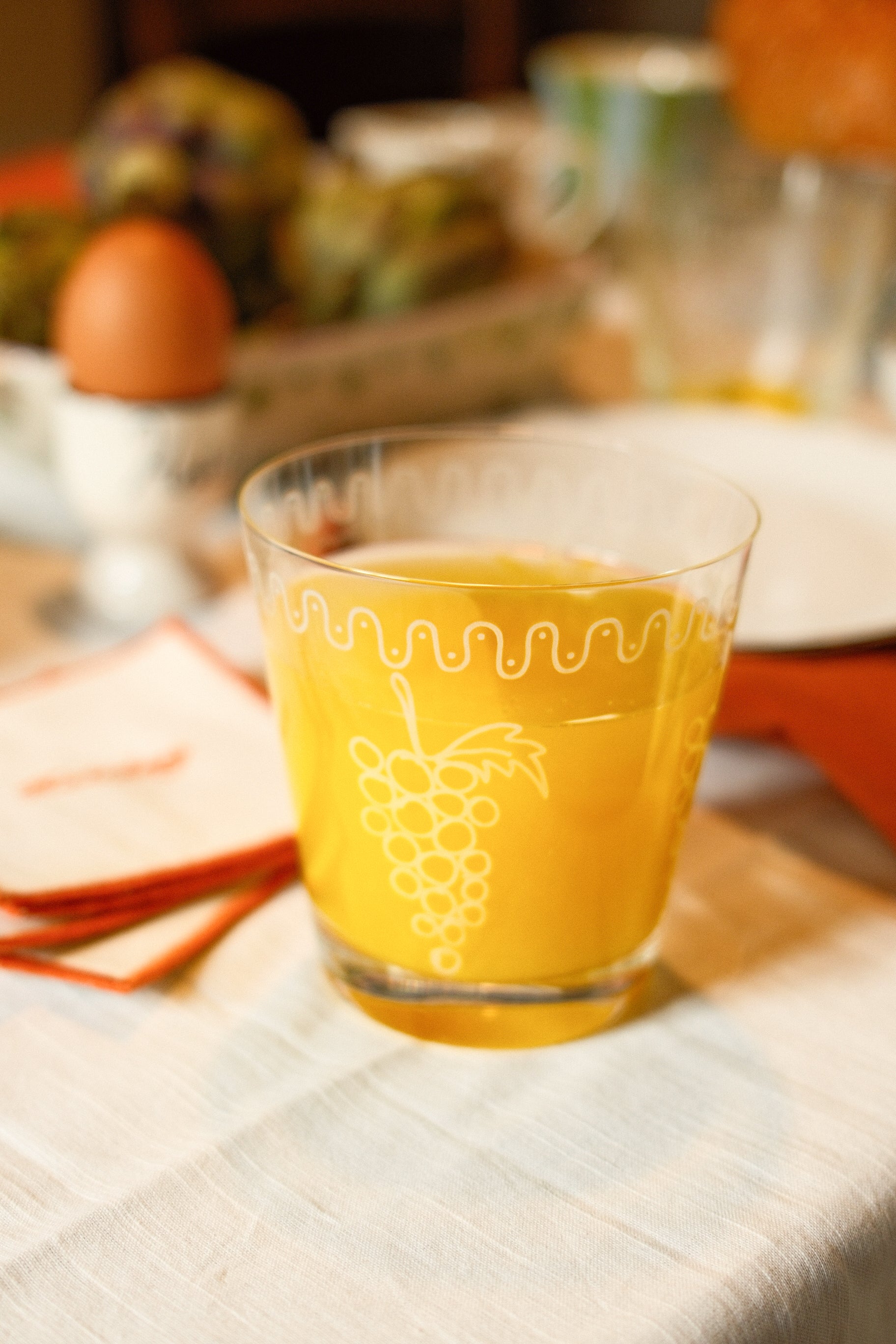 GRAPEVINE WATER GLASS SET OF 2