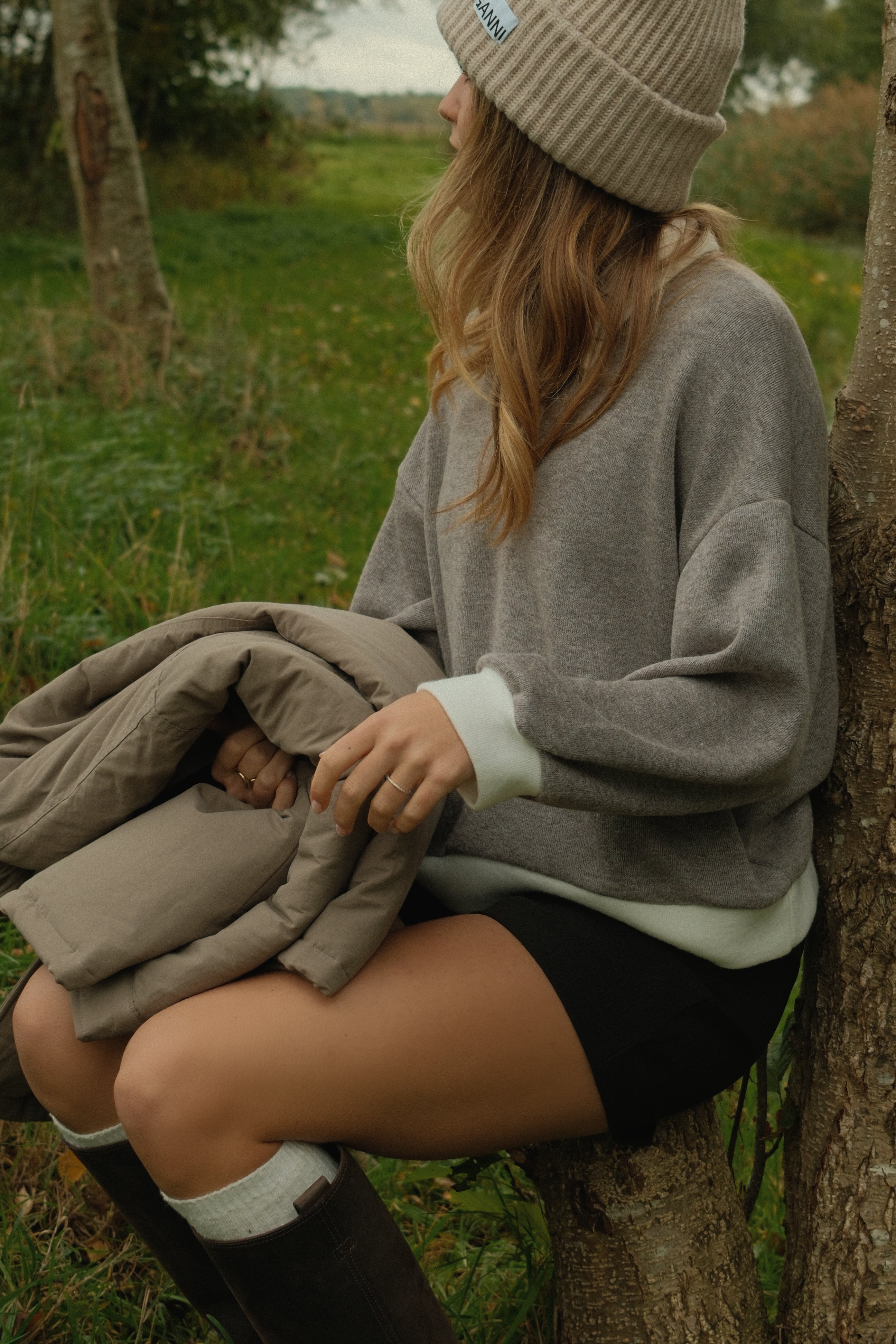 CLUBHOUSE POLO OFFWHITE/TAUPE