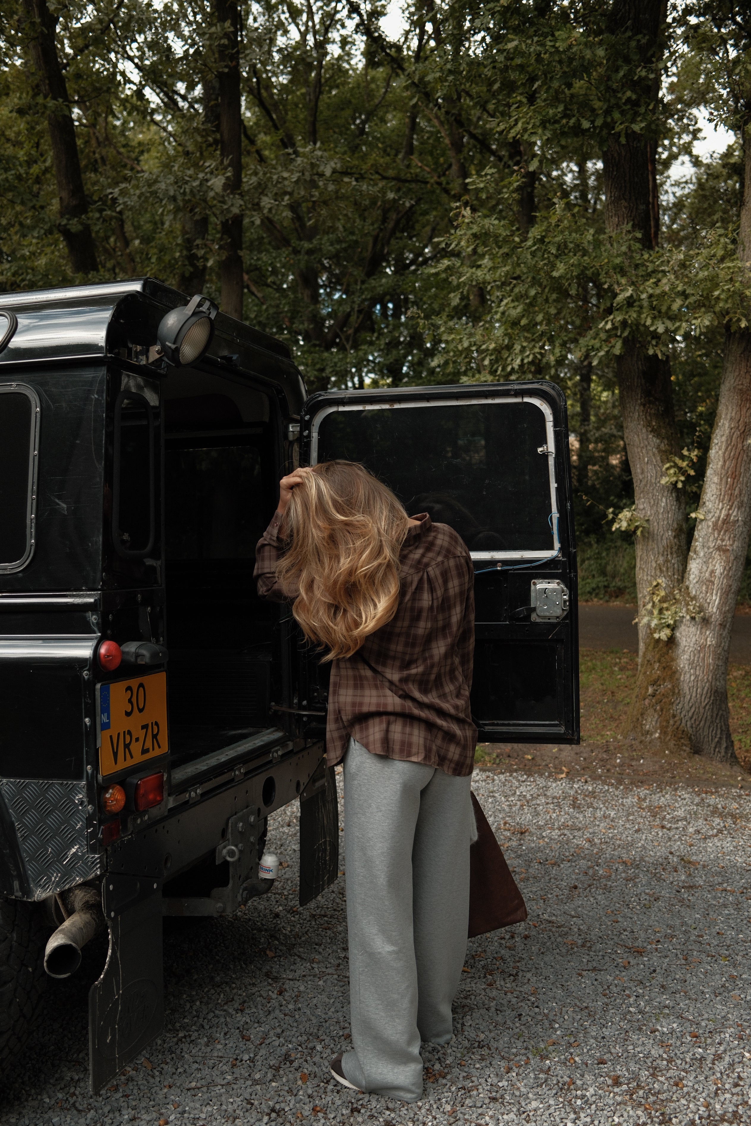 THE JULIETTE CHECKED BLOUSE BROWN