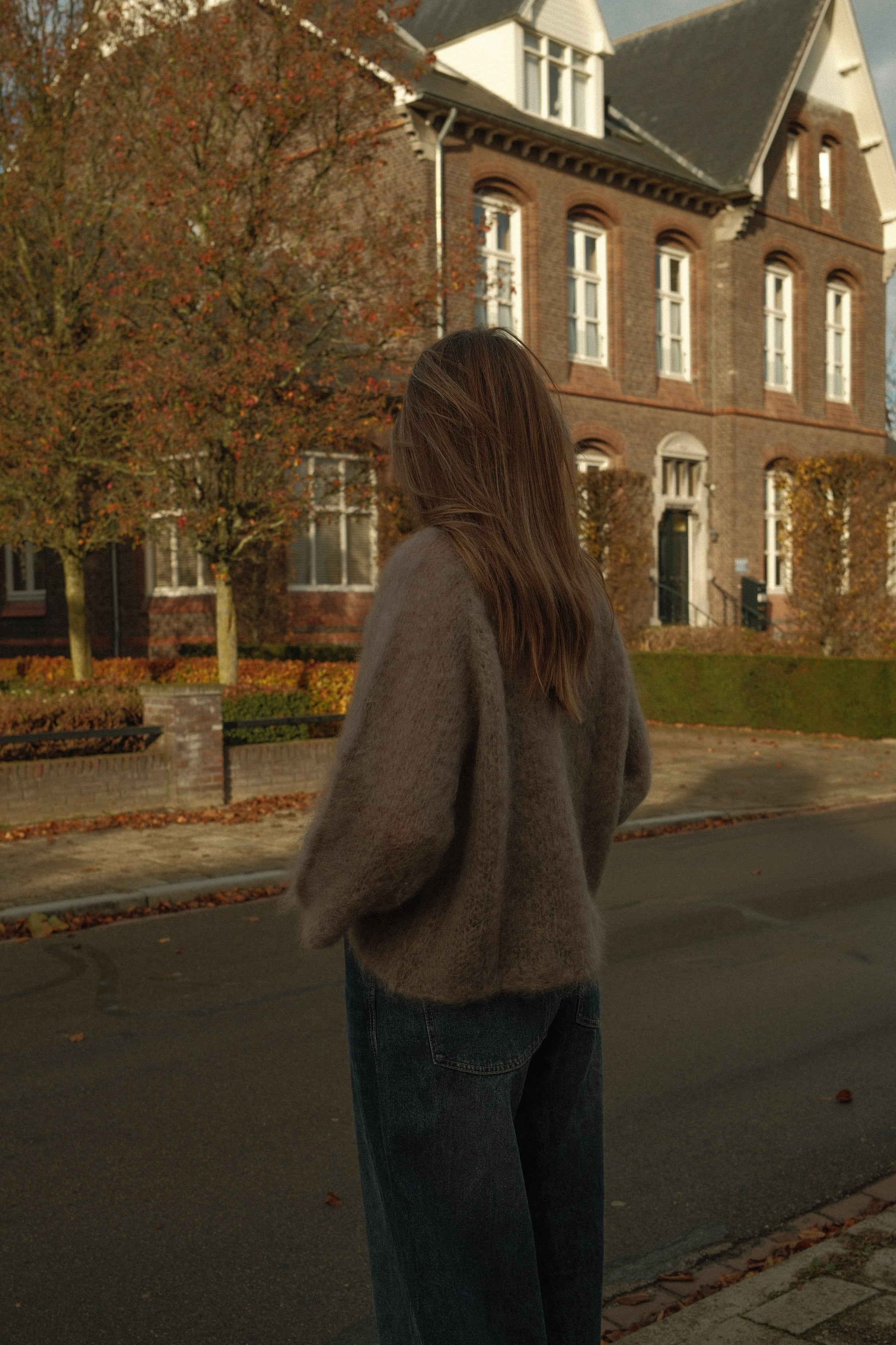 THE MOHAIR CLOUD KNIT TAUPE