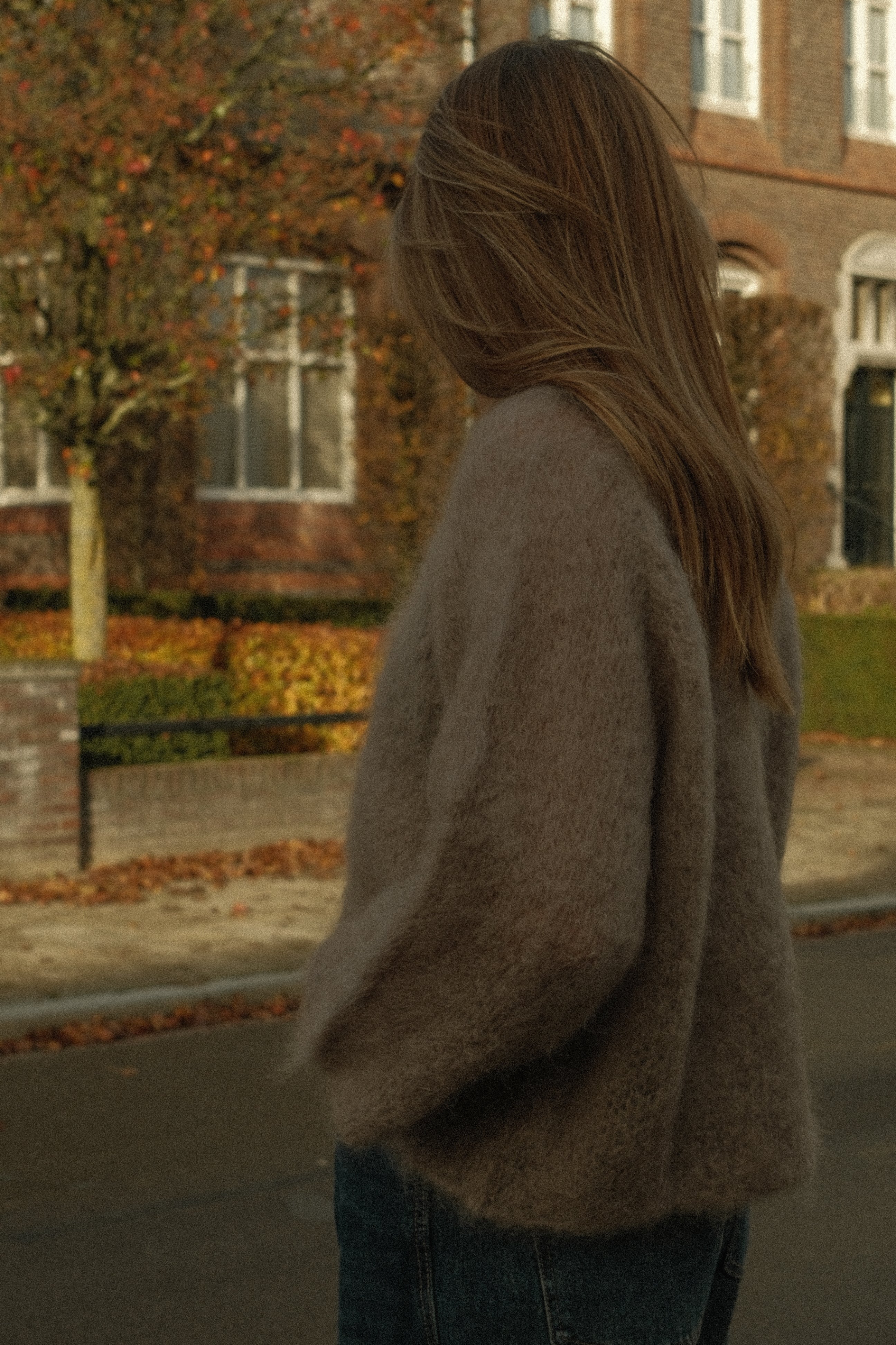 THE MOHAIR CLOUD KNIT TAUPE