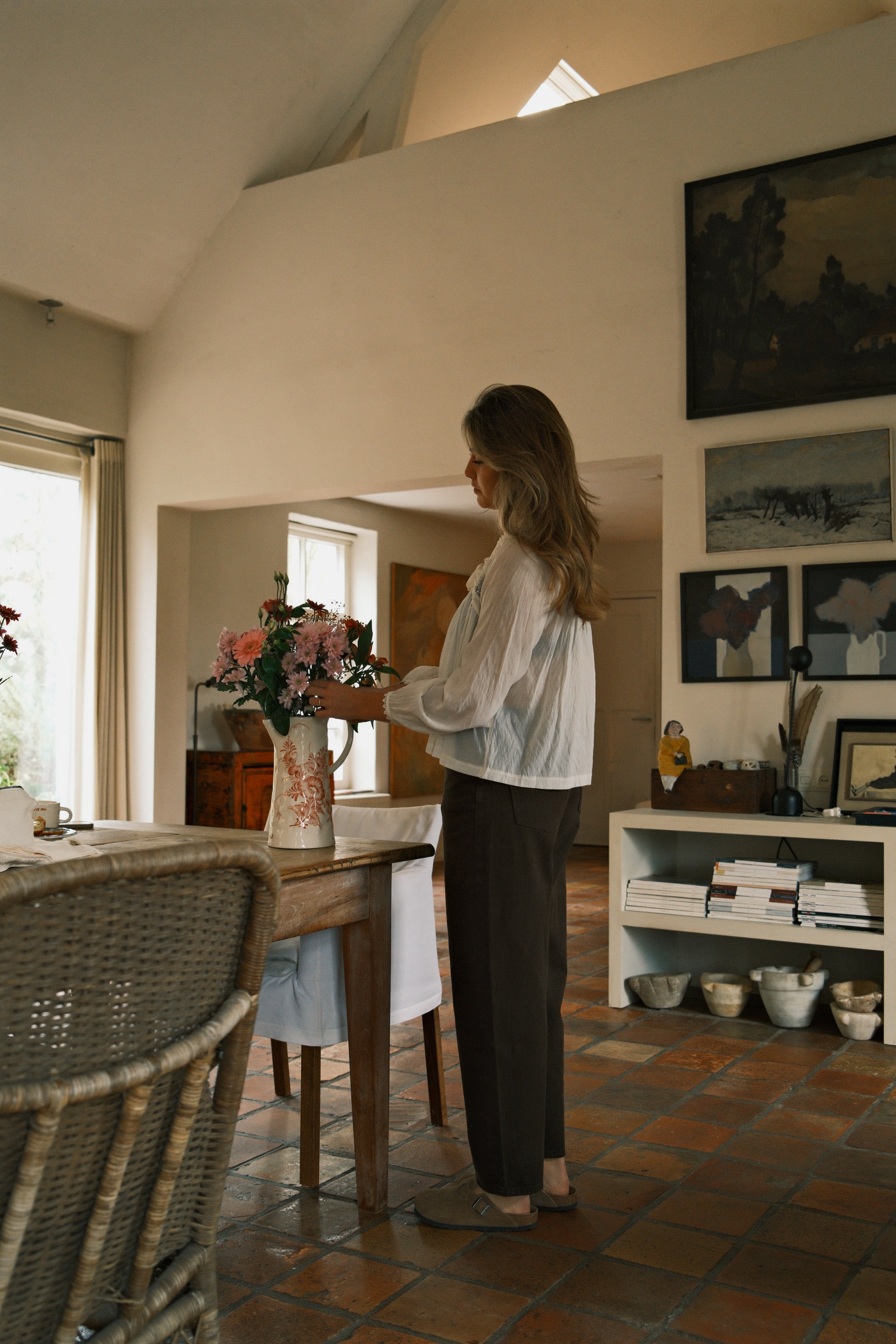 AMÉLIE MID WAIST BARREL JEANS CHOCO