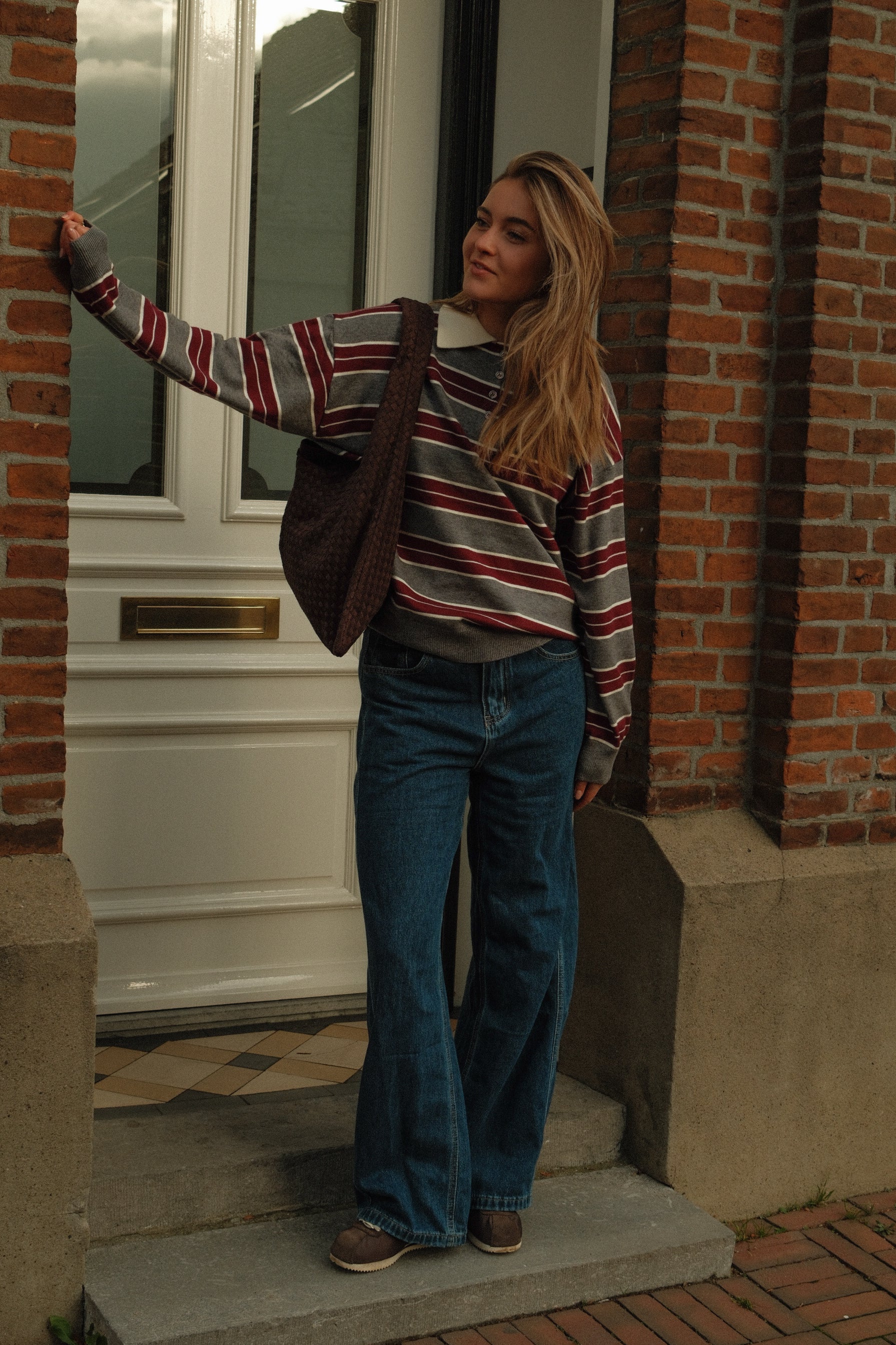 POLO CLUB SAAR STRIPED RED/GREY