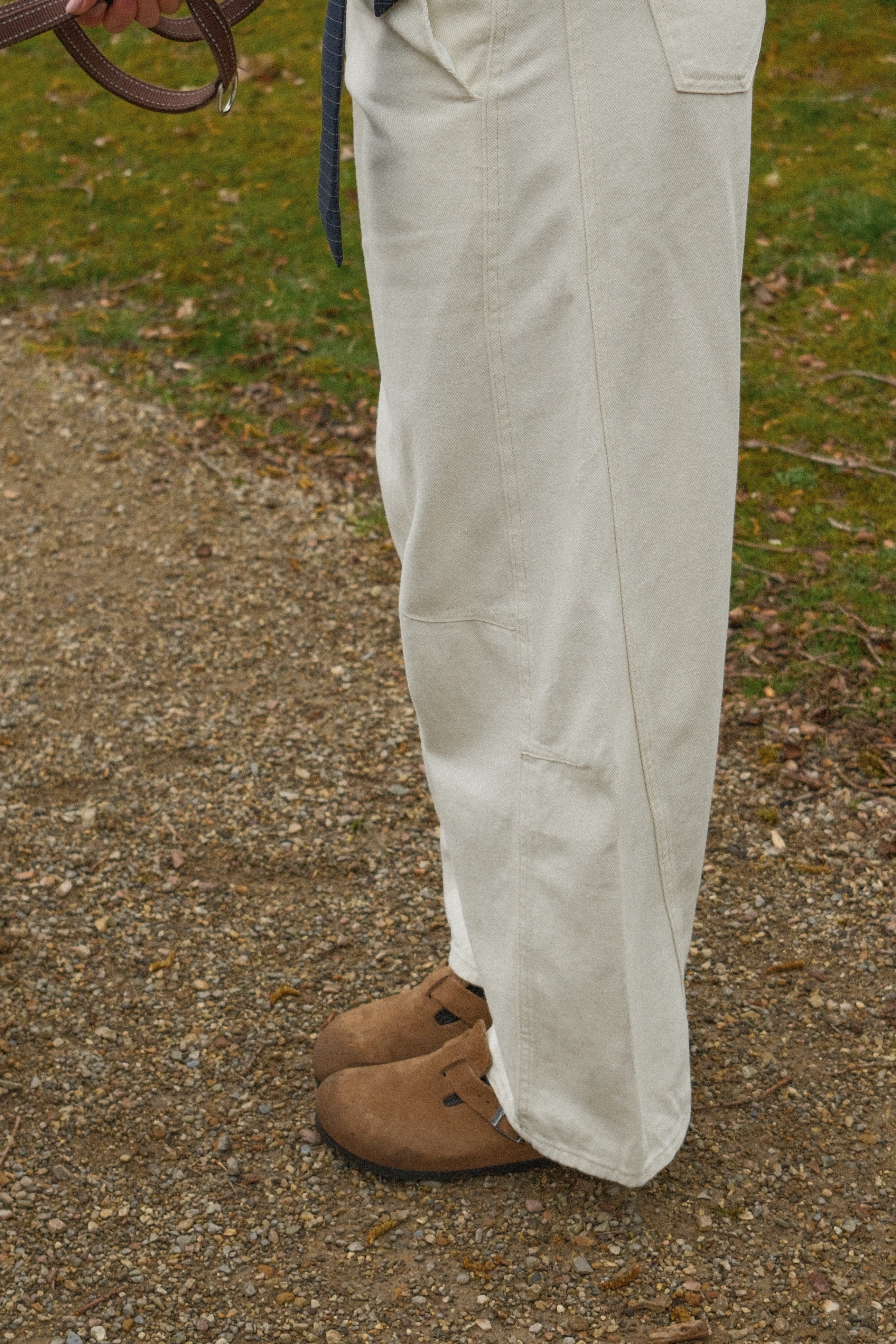 BAGGY BARREL JEANS WHITE