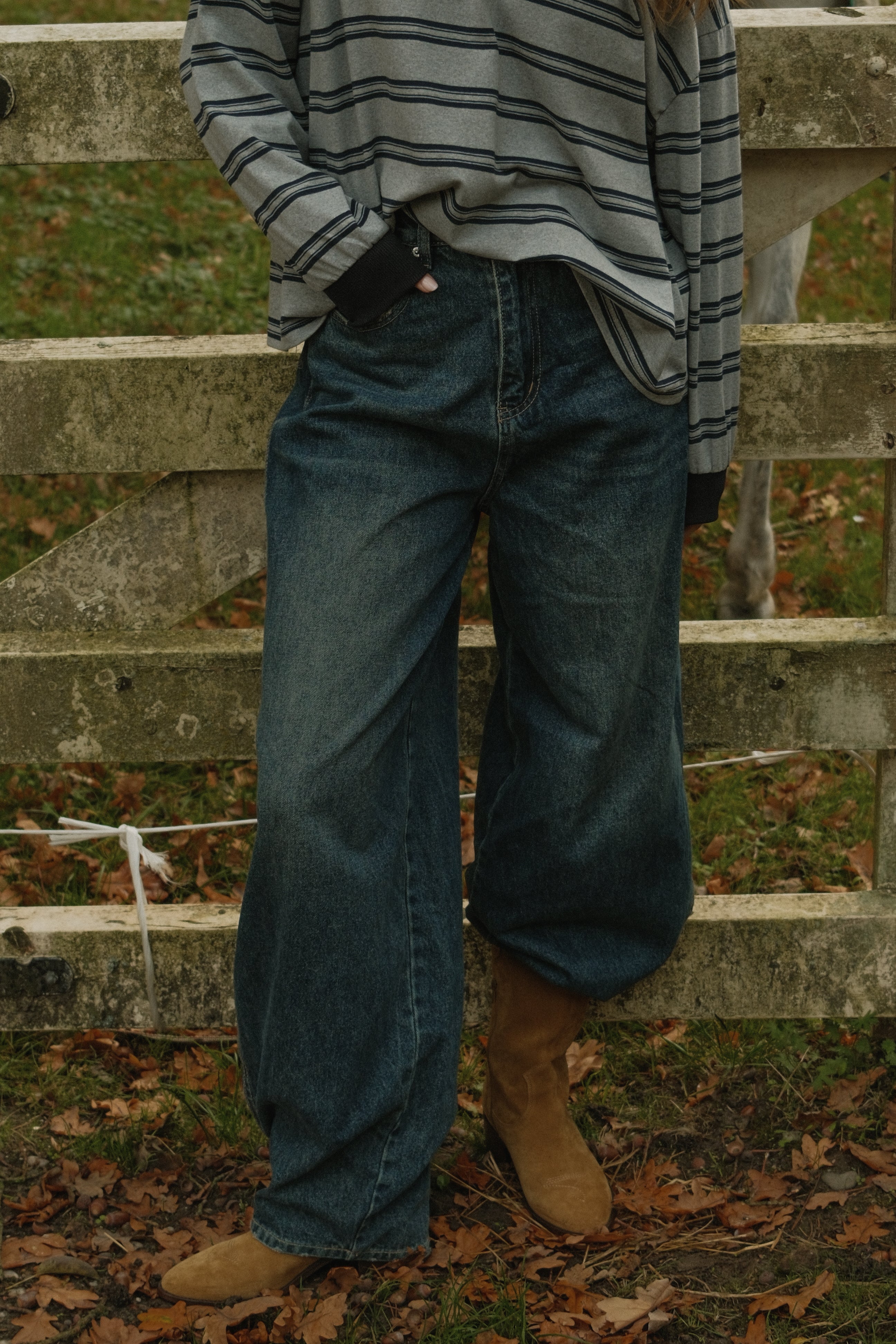 THE STUDIO POLO NAVY/GREY