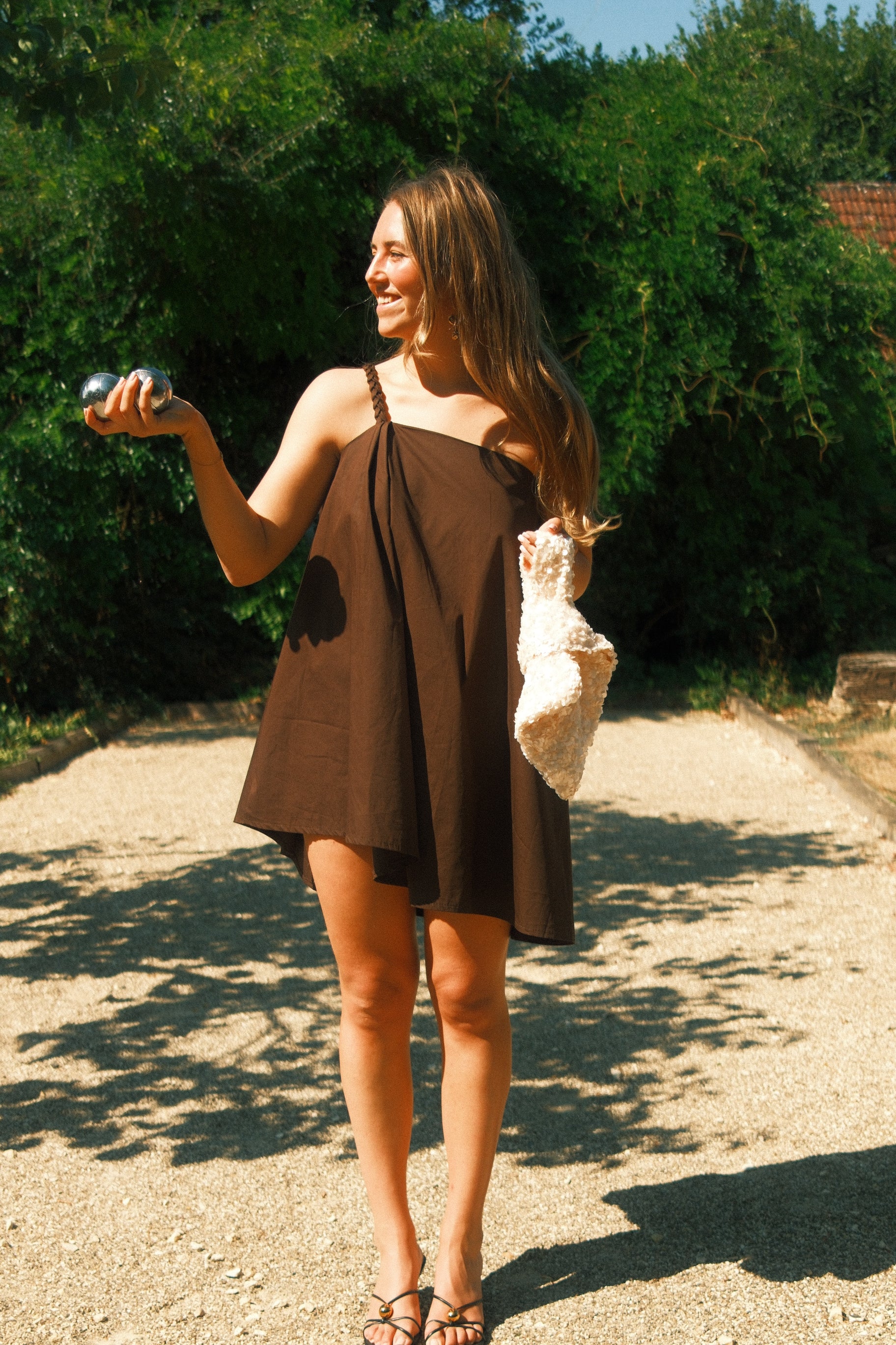 SAAR COCKTAIL DRESS CHOCO