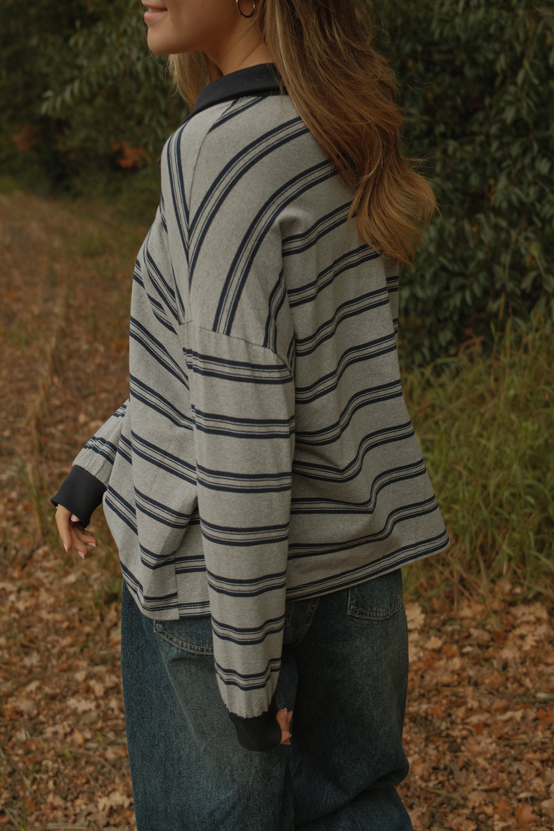 THE STUDIO POLO NAVY/GREY