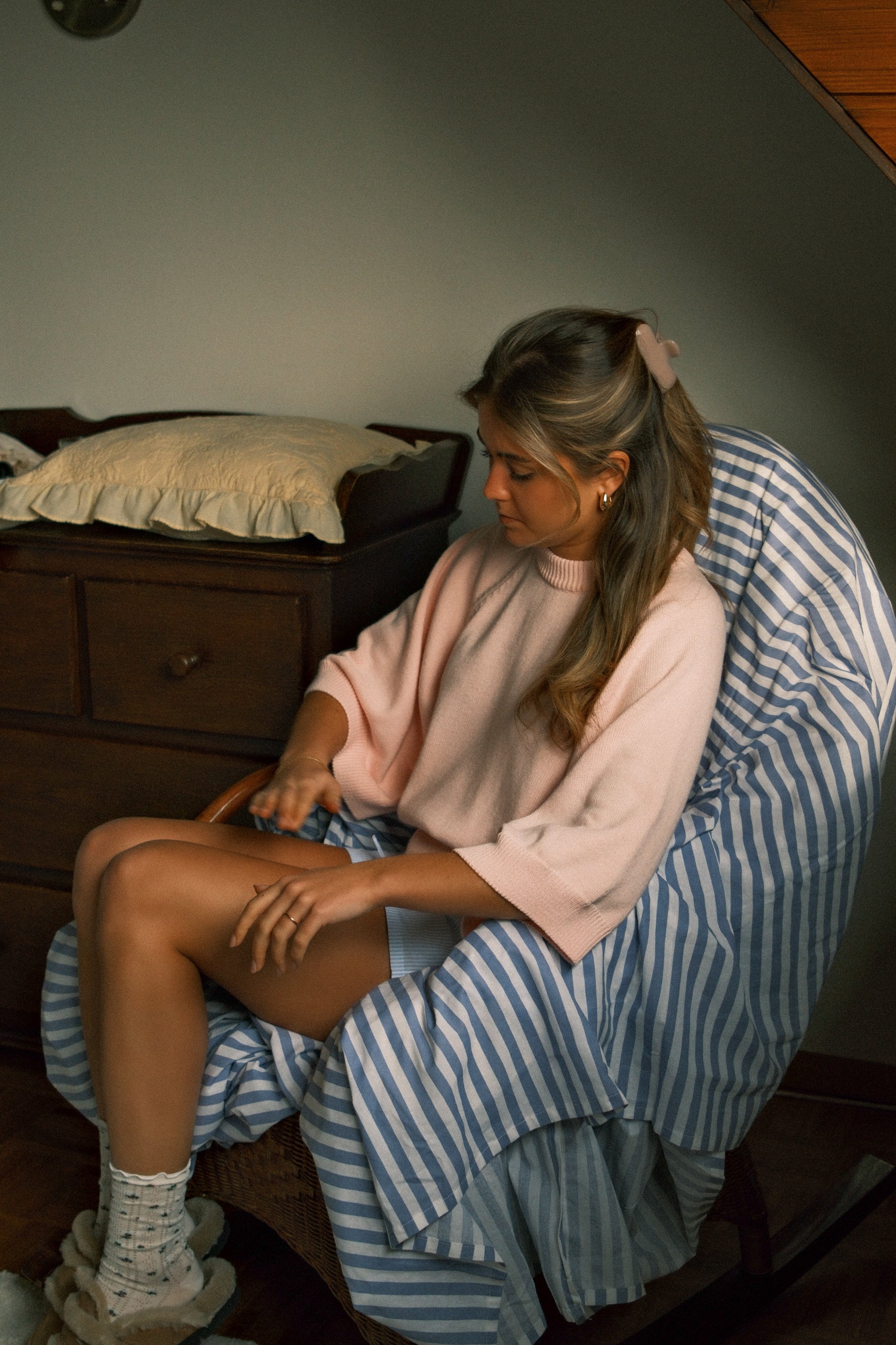 THE COTTON SAAR KNIT BABY PINK