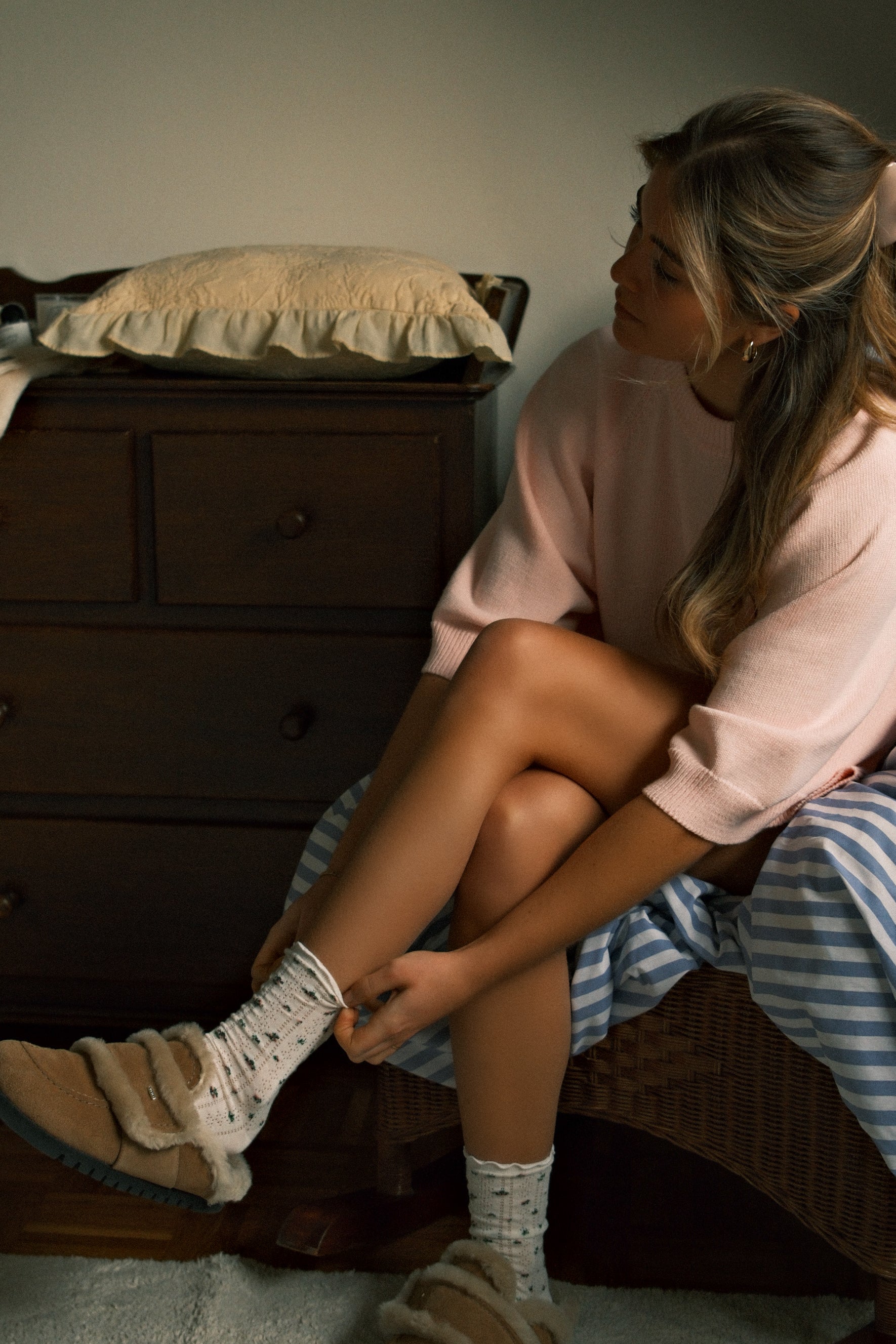 THE COTTON SAAR KNIT BABY PINK