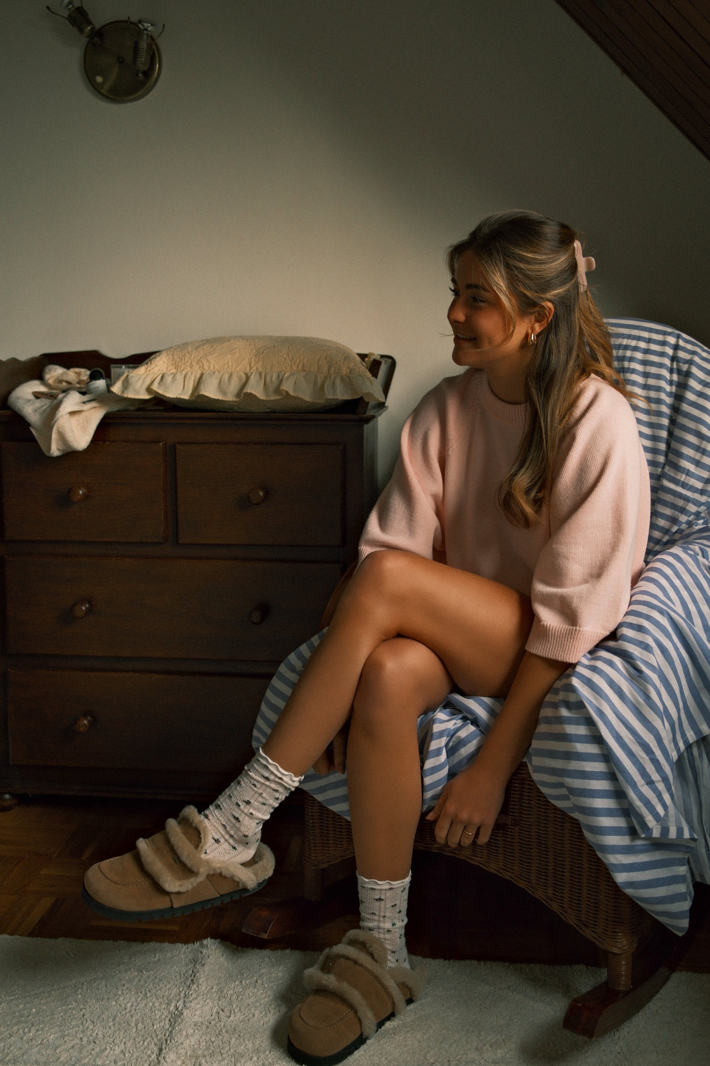 THE COTTON SAAR KNIT BABY PINK