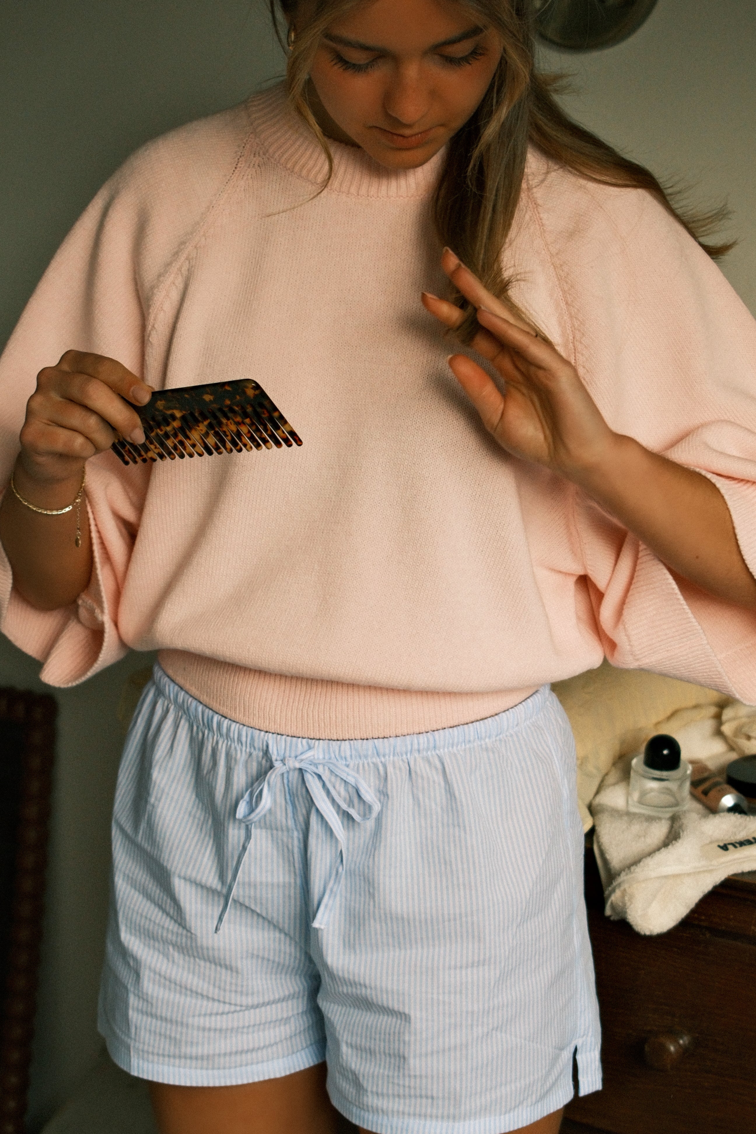 THE COTTON SAAR KNIT BABY PINK