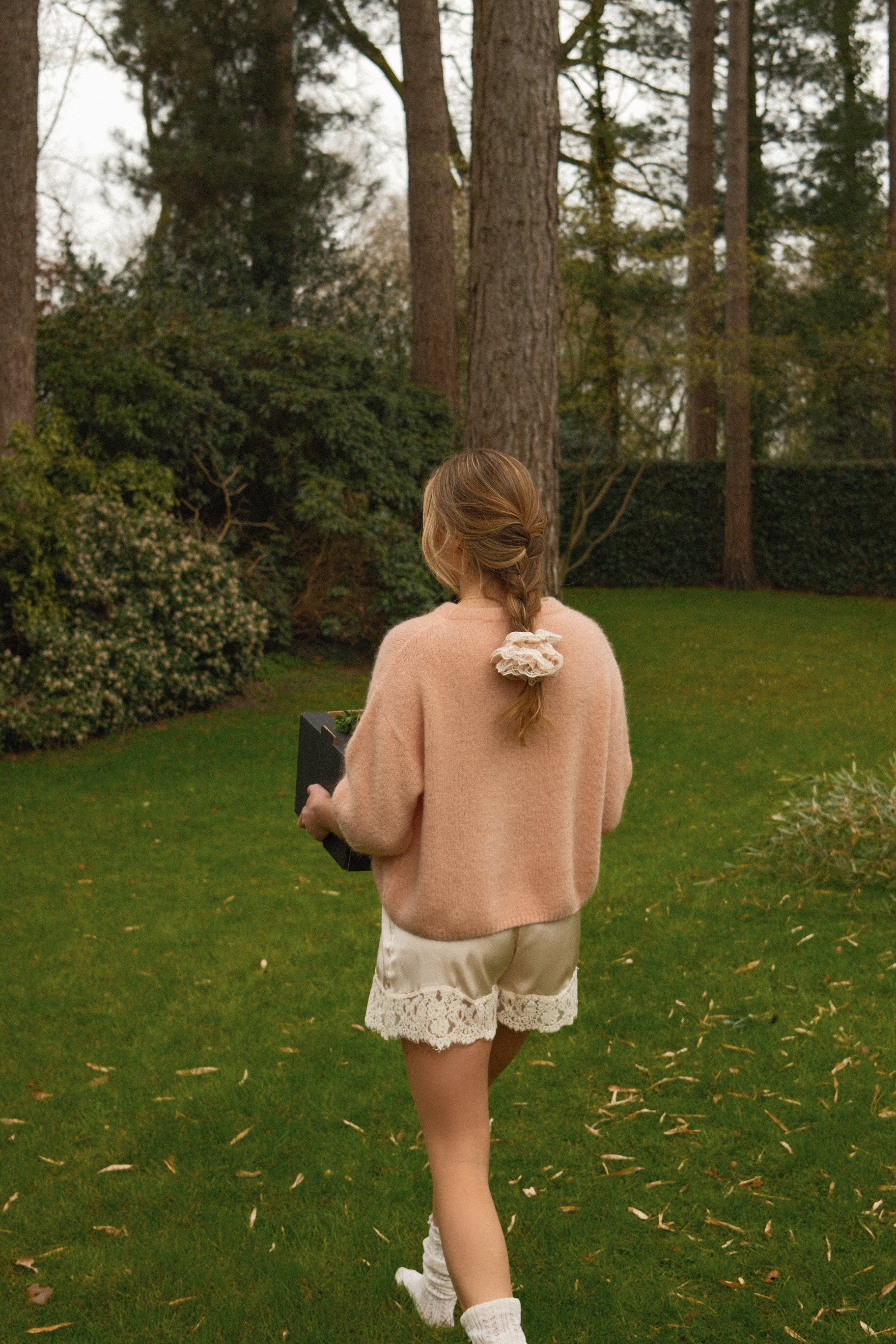 MOHAIR TESS KNIT PEACH
