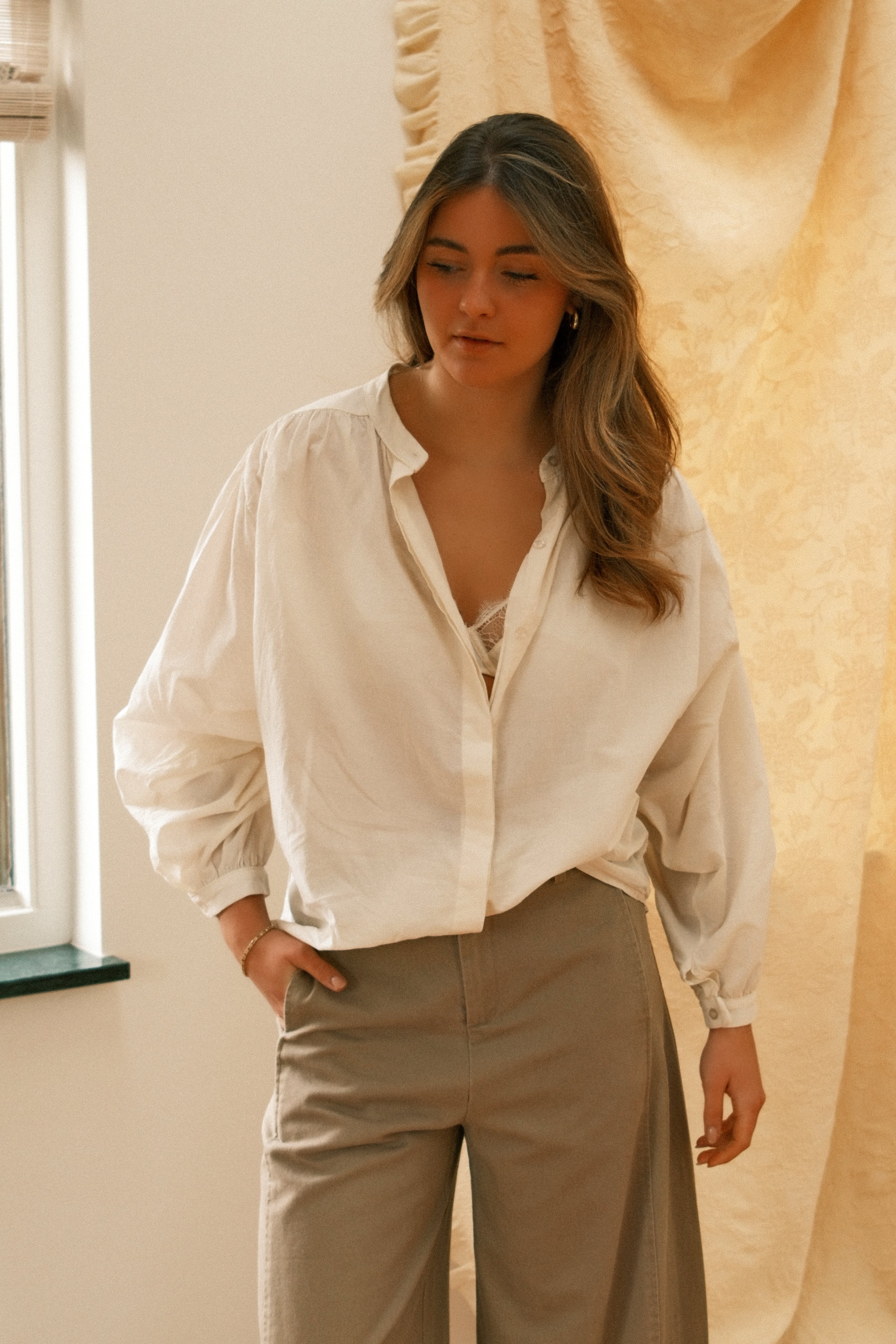 THE NORAH SHIRT ECRU