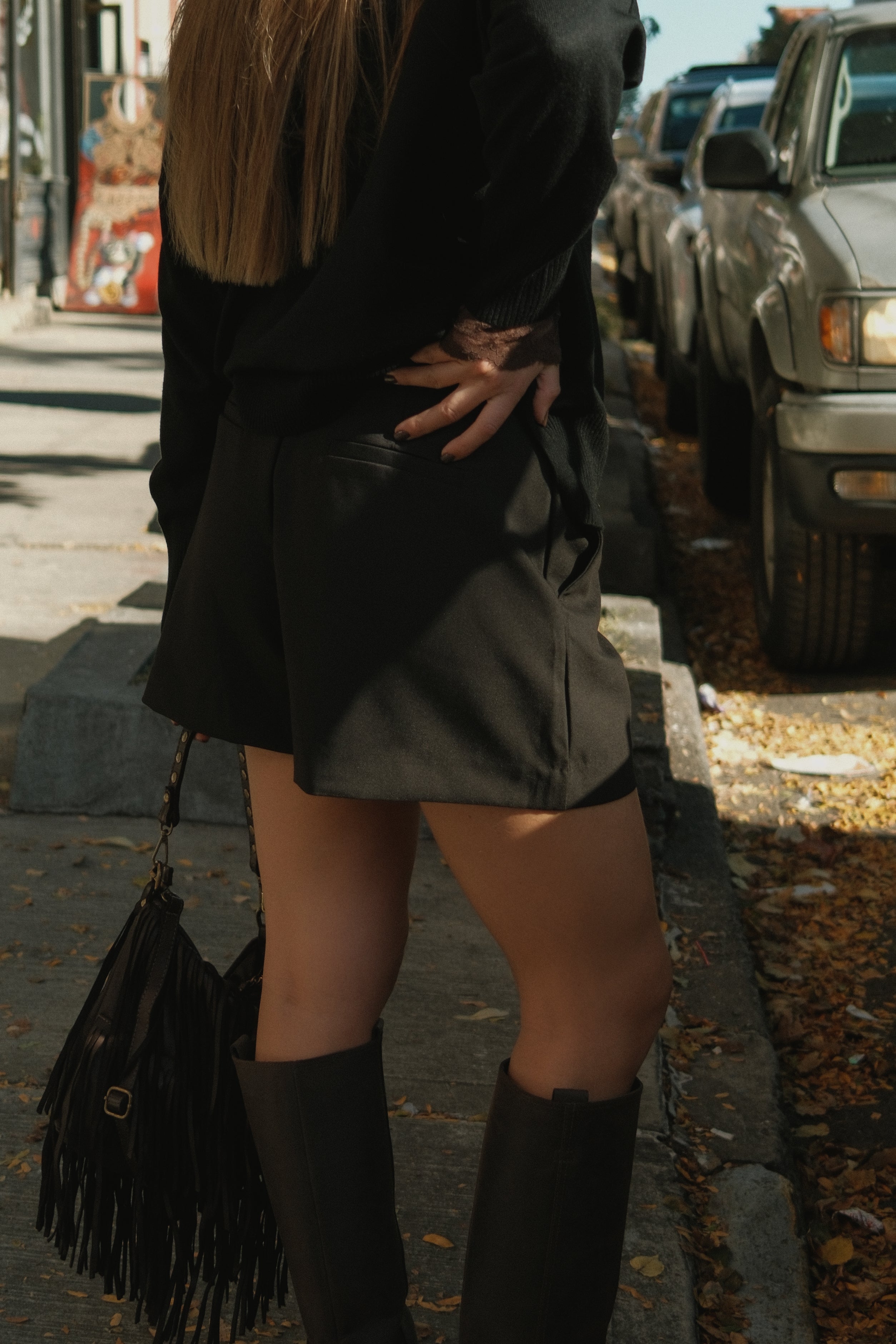 HIGHWAIST SOHO SHORT BLACK