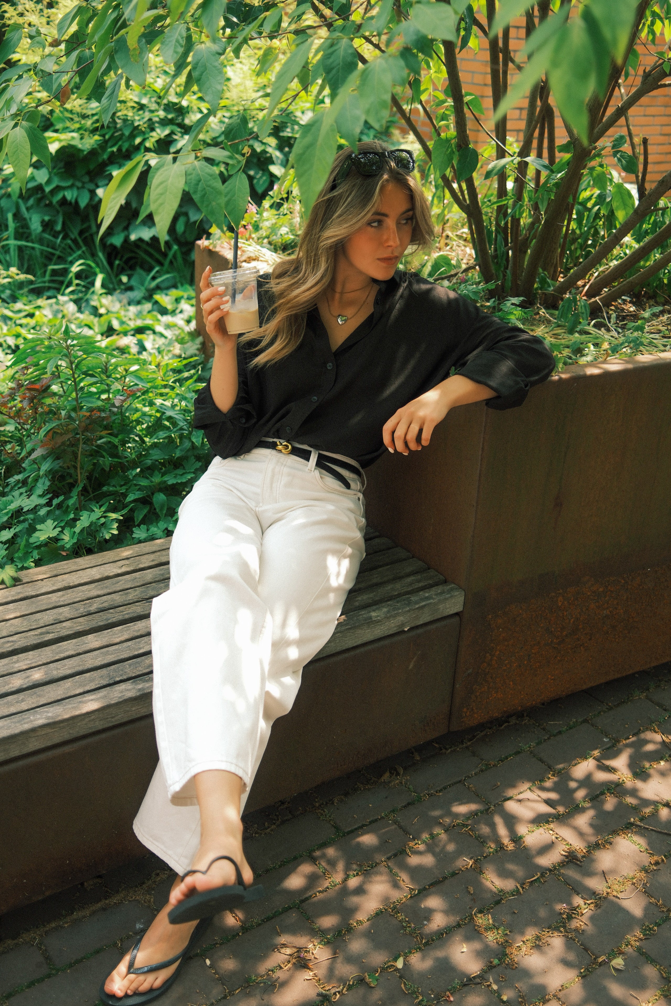 STRAIGHT WIDE NORA JEANS WHITE