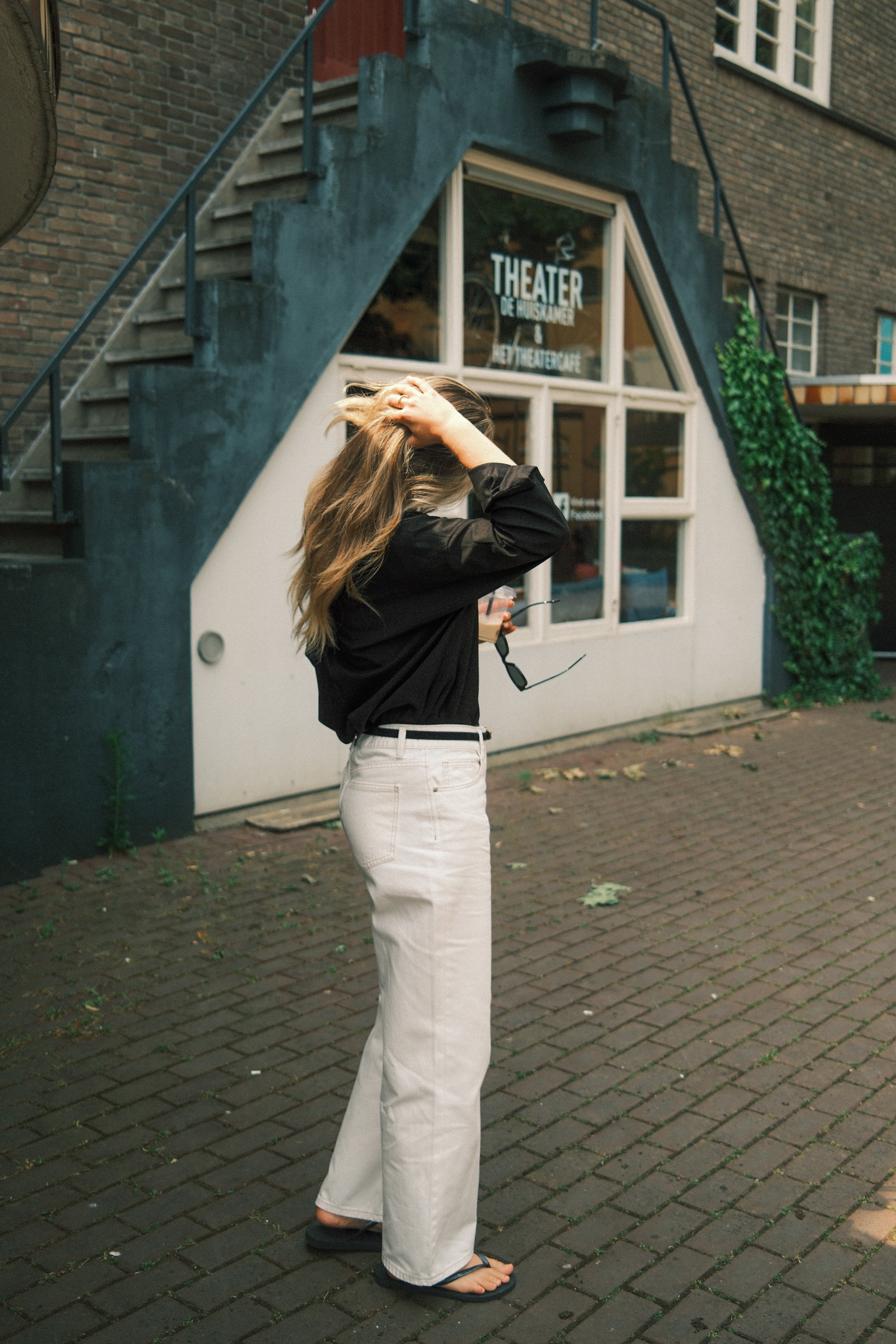 STRAIGHT WIDE NORA JEANS WHITE