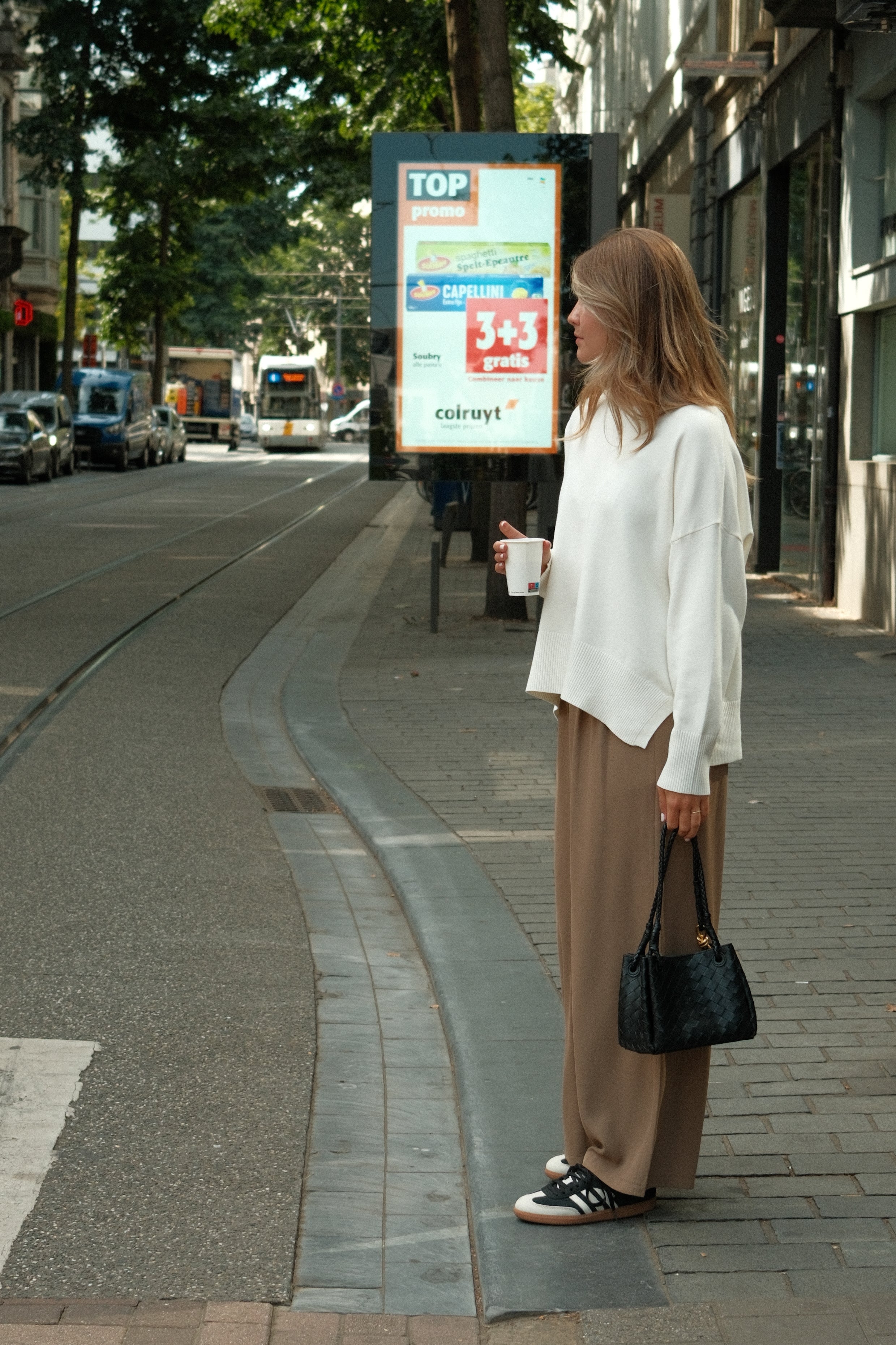 WIDE NOLA PANTALON TAUPE