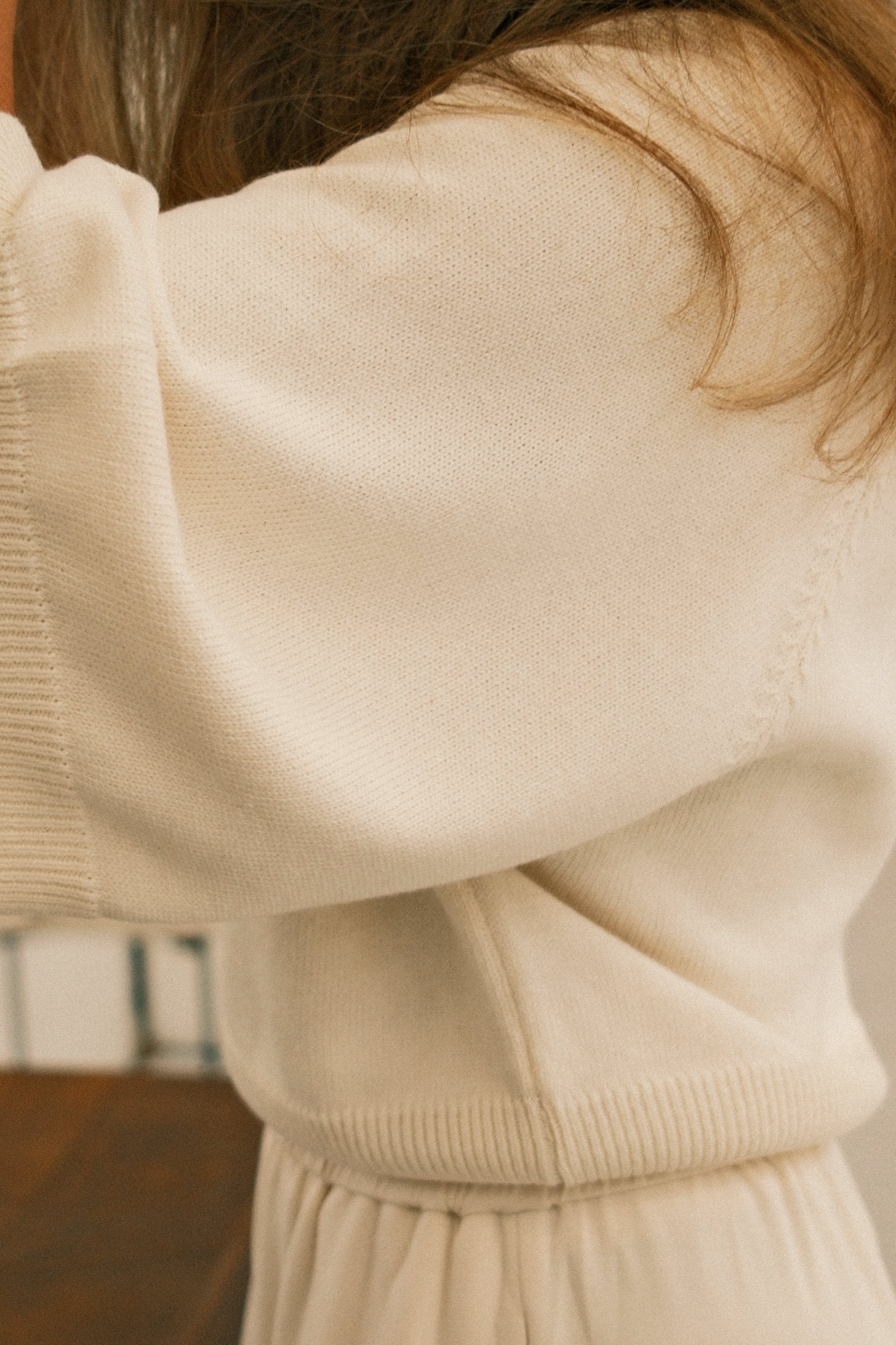 THE COTTON SAAR KNIT ECRU