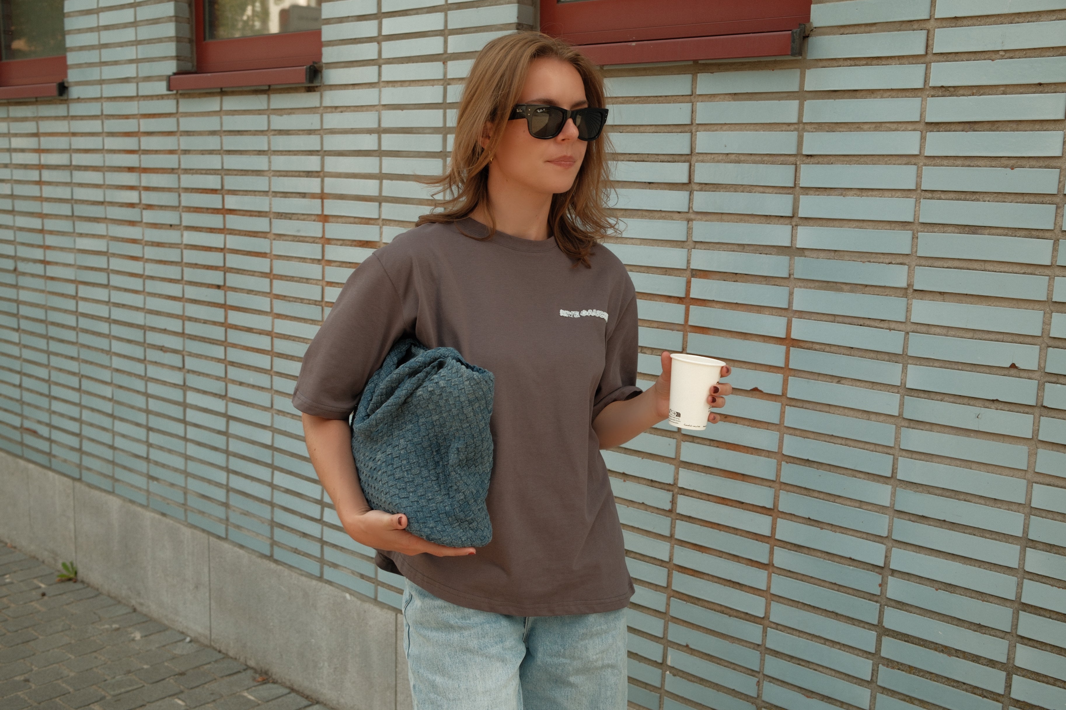 RIVE GAUCHE TEE GREY