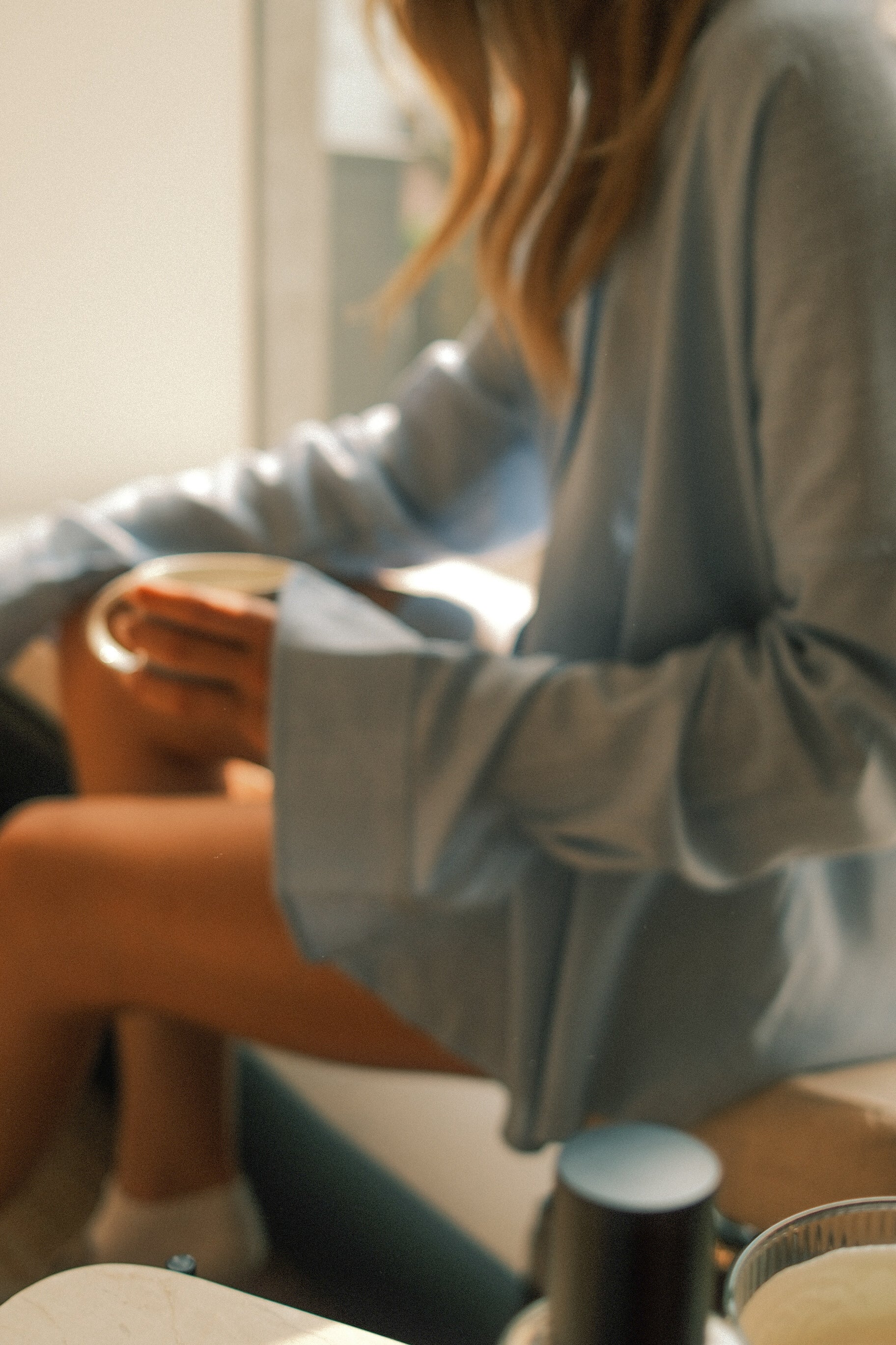 OVERSIZED LINNEN MOLLY SHIRT LIGHT BLUE