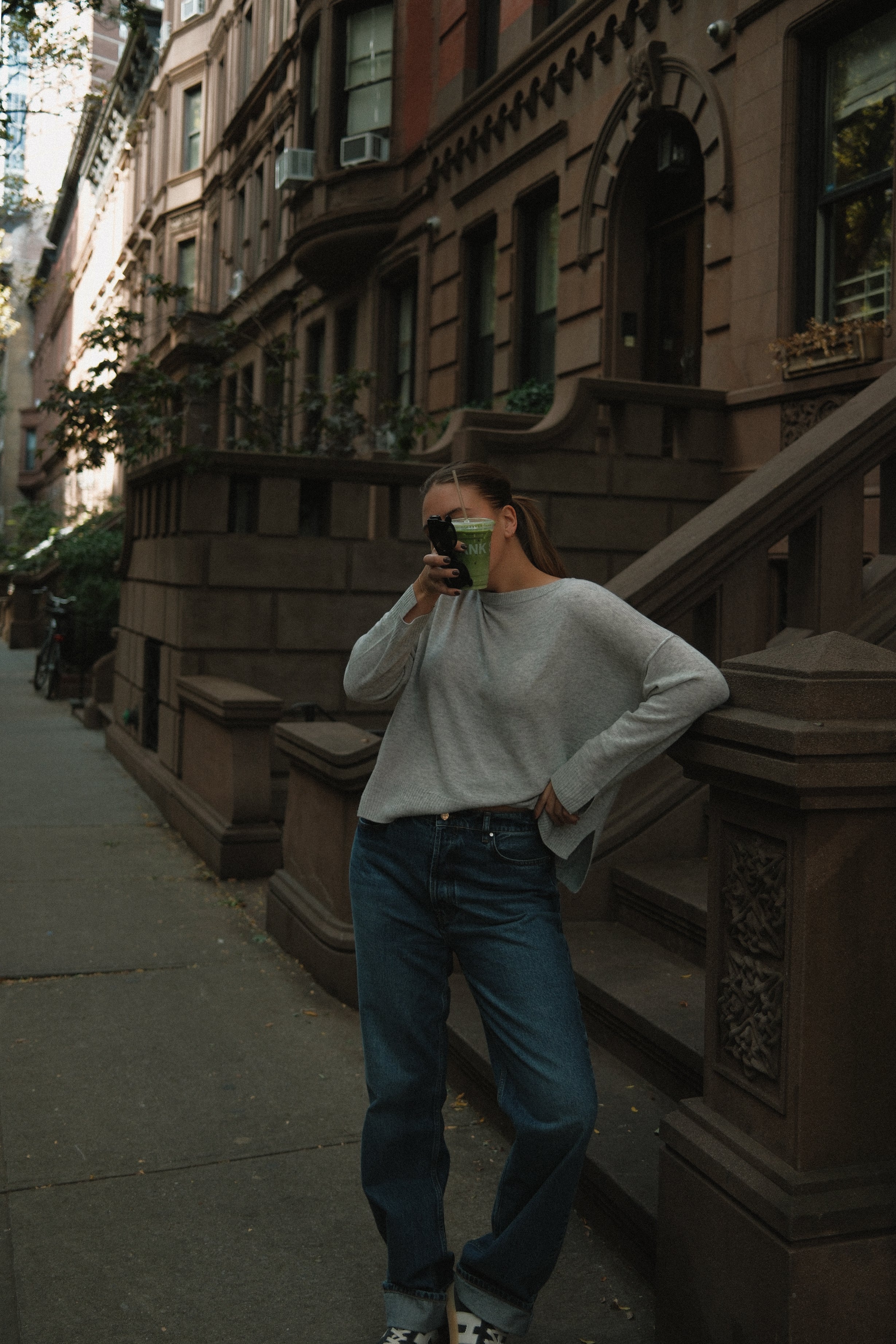 CASHMERE U.E.S. KNIT GREY