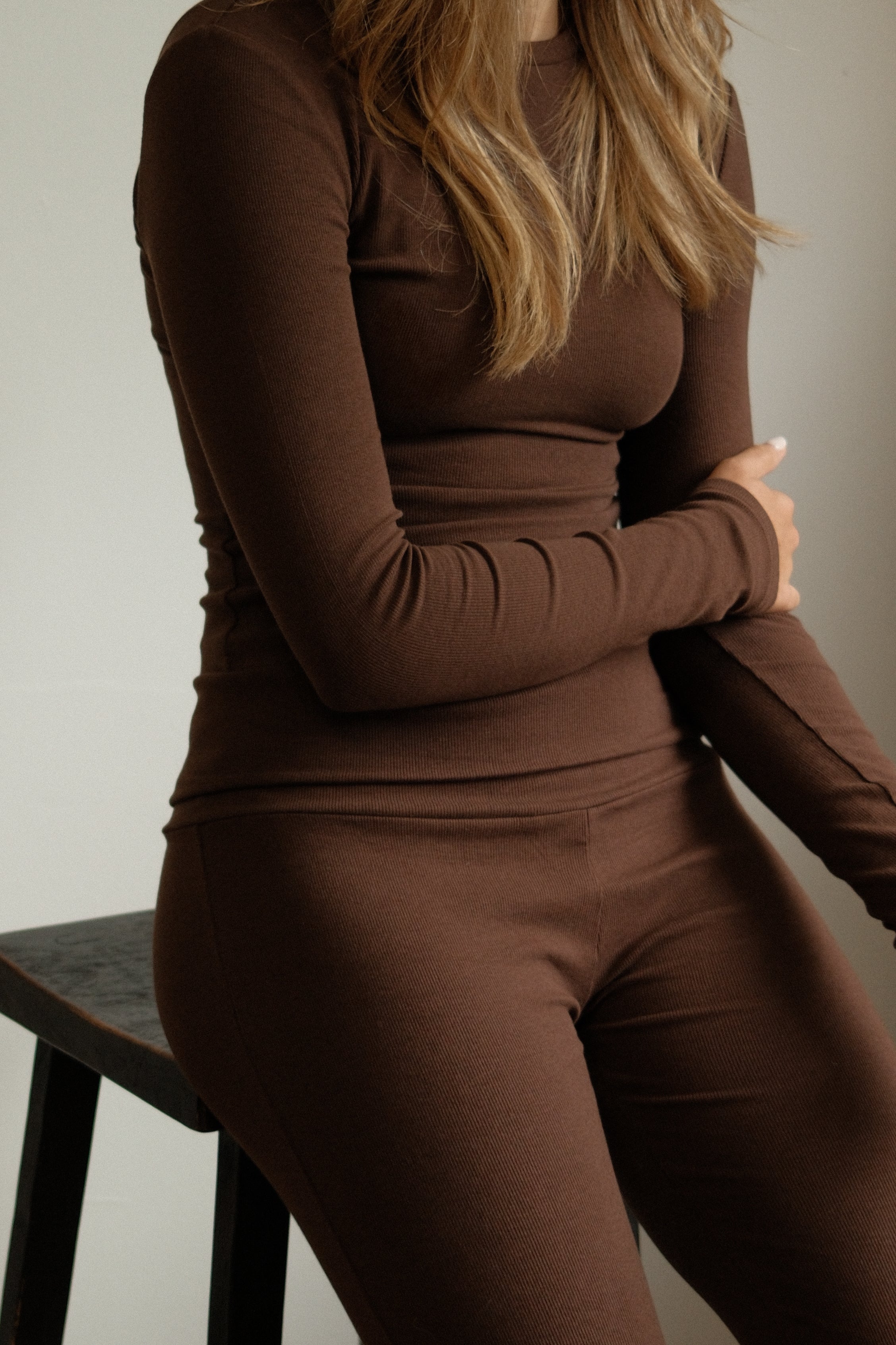 TERRA BASIC LONGSLEEVE CHOCO