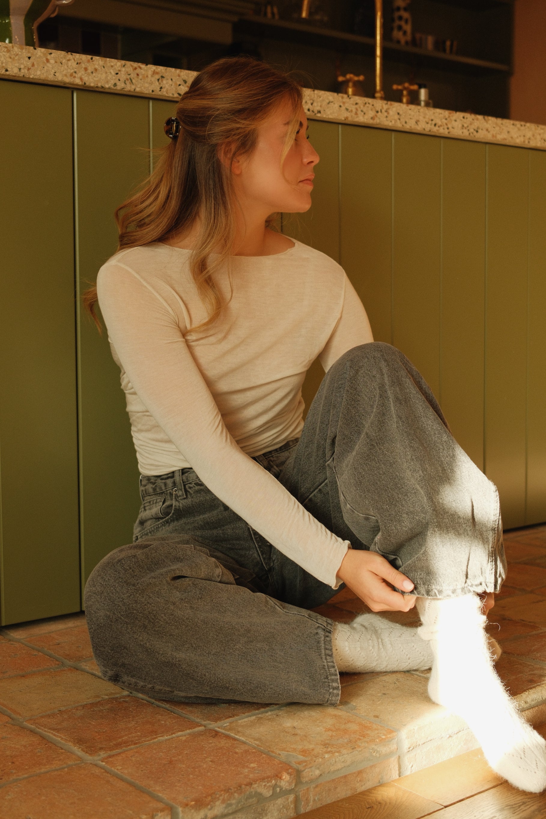 THE CASSIE TOP OFF-WHITE