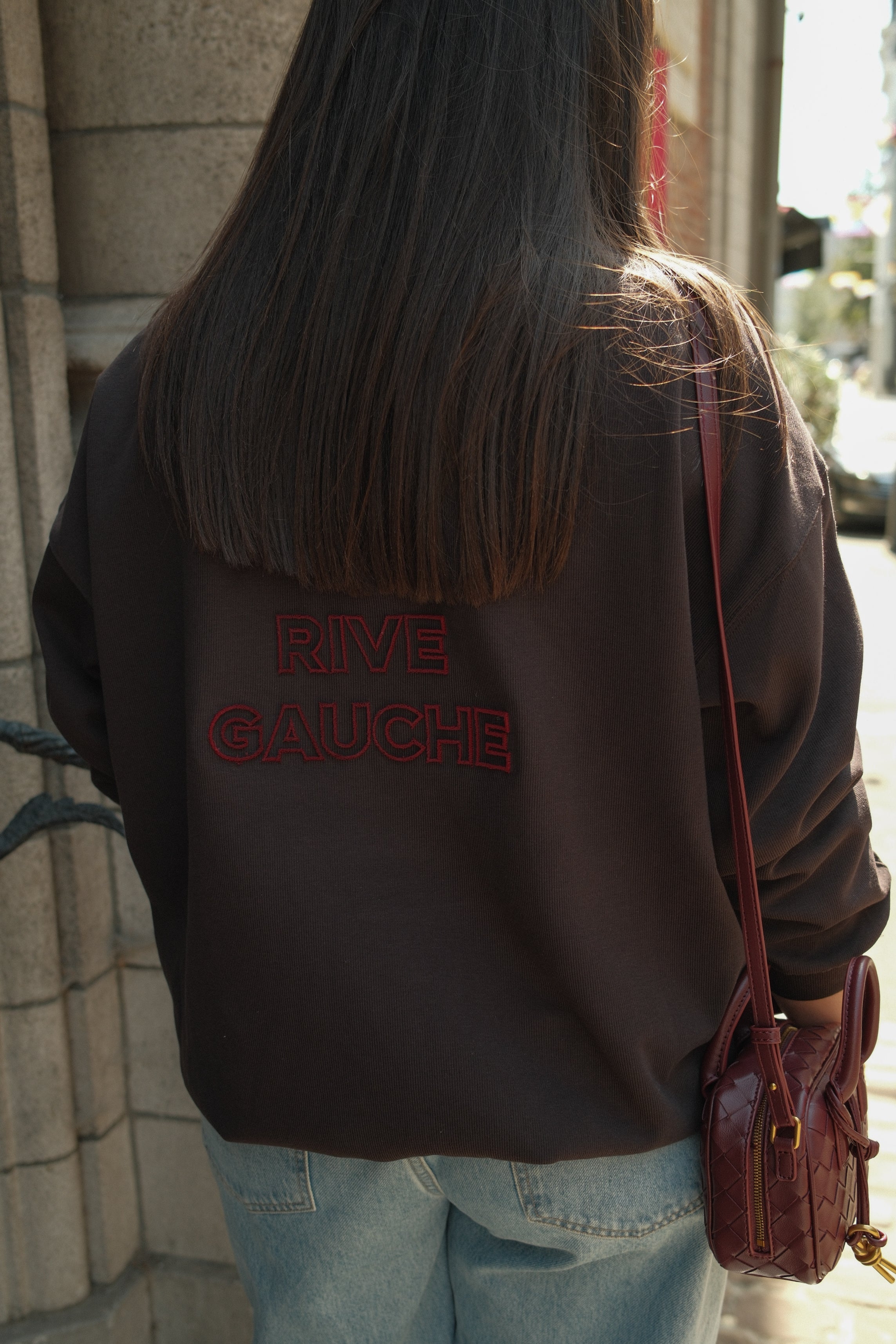RIVE GAUCHE SWEATER CHOCO