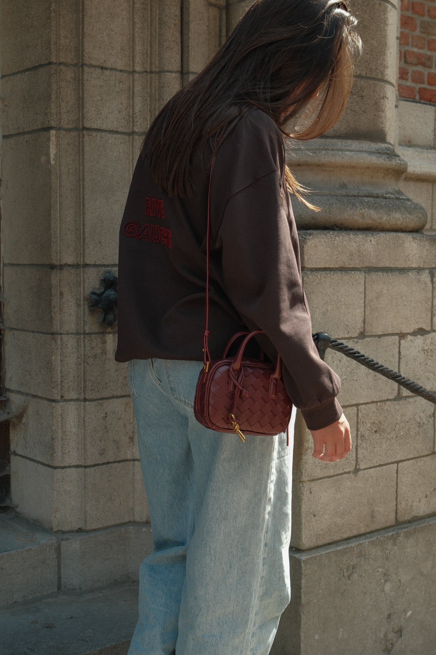 RIVE GAUCHE SWEATER CHOCO