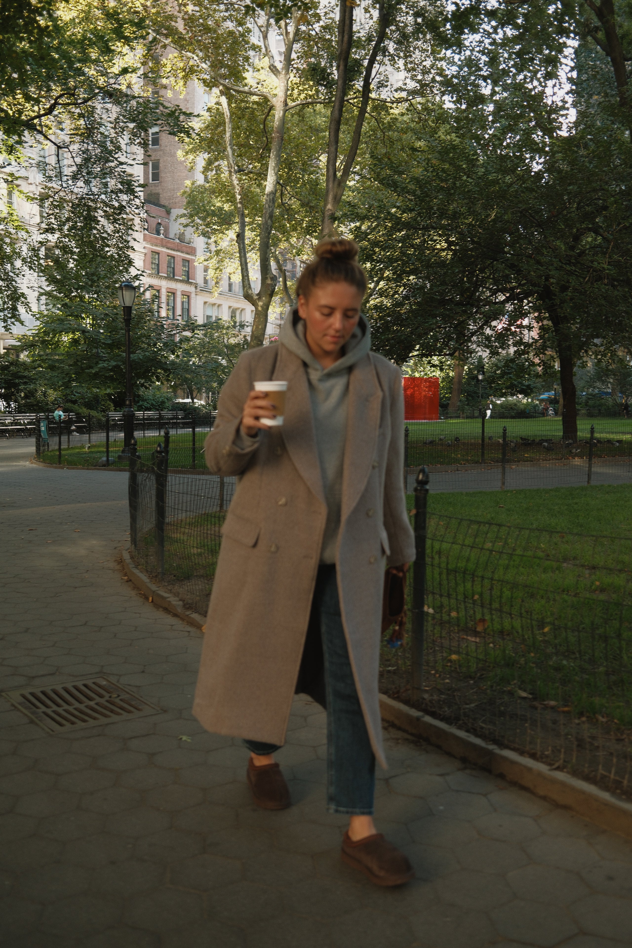 CENTRAL PARK COAT TAUPE