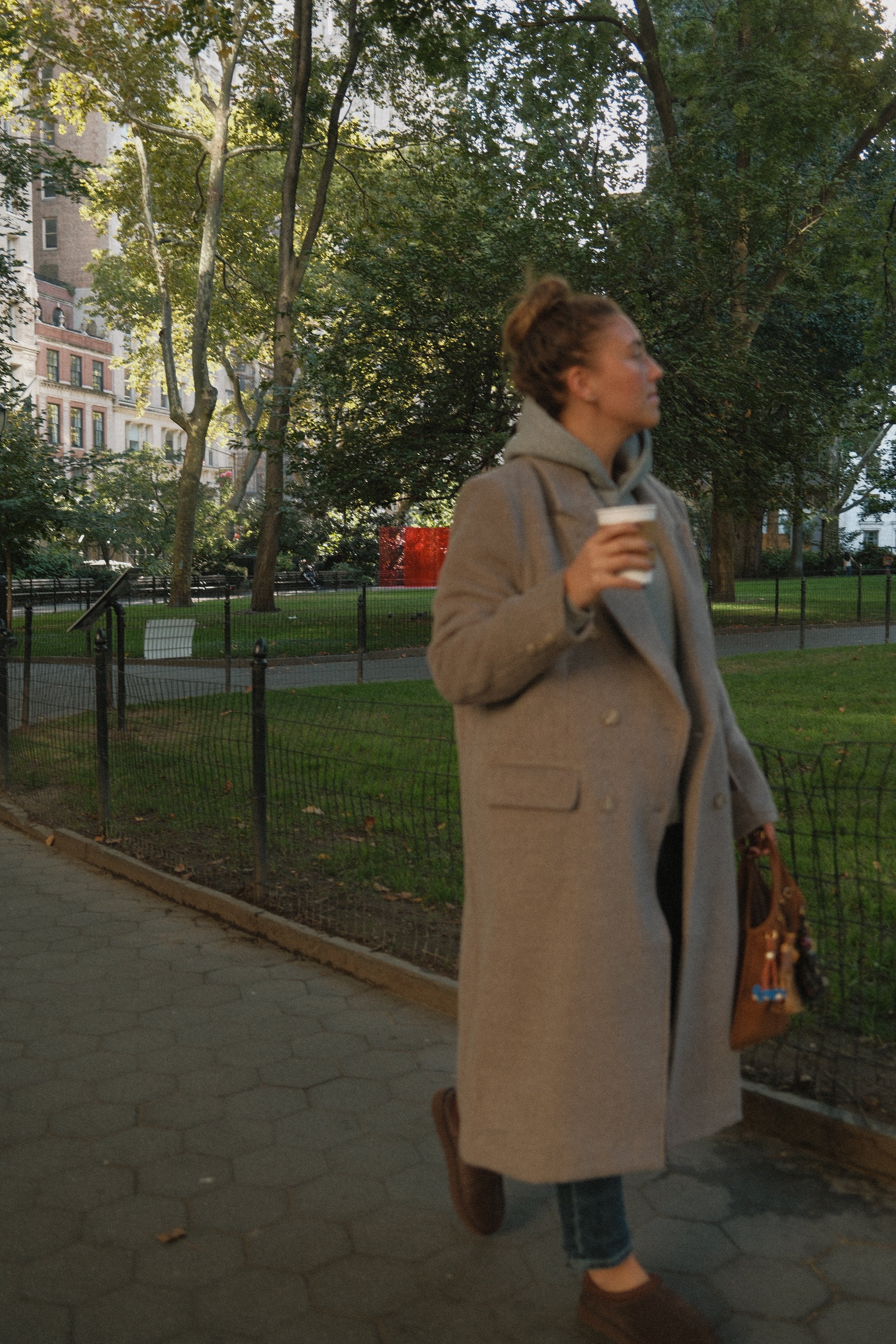 CENTRAL PARK COAT TAUPE
