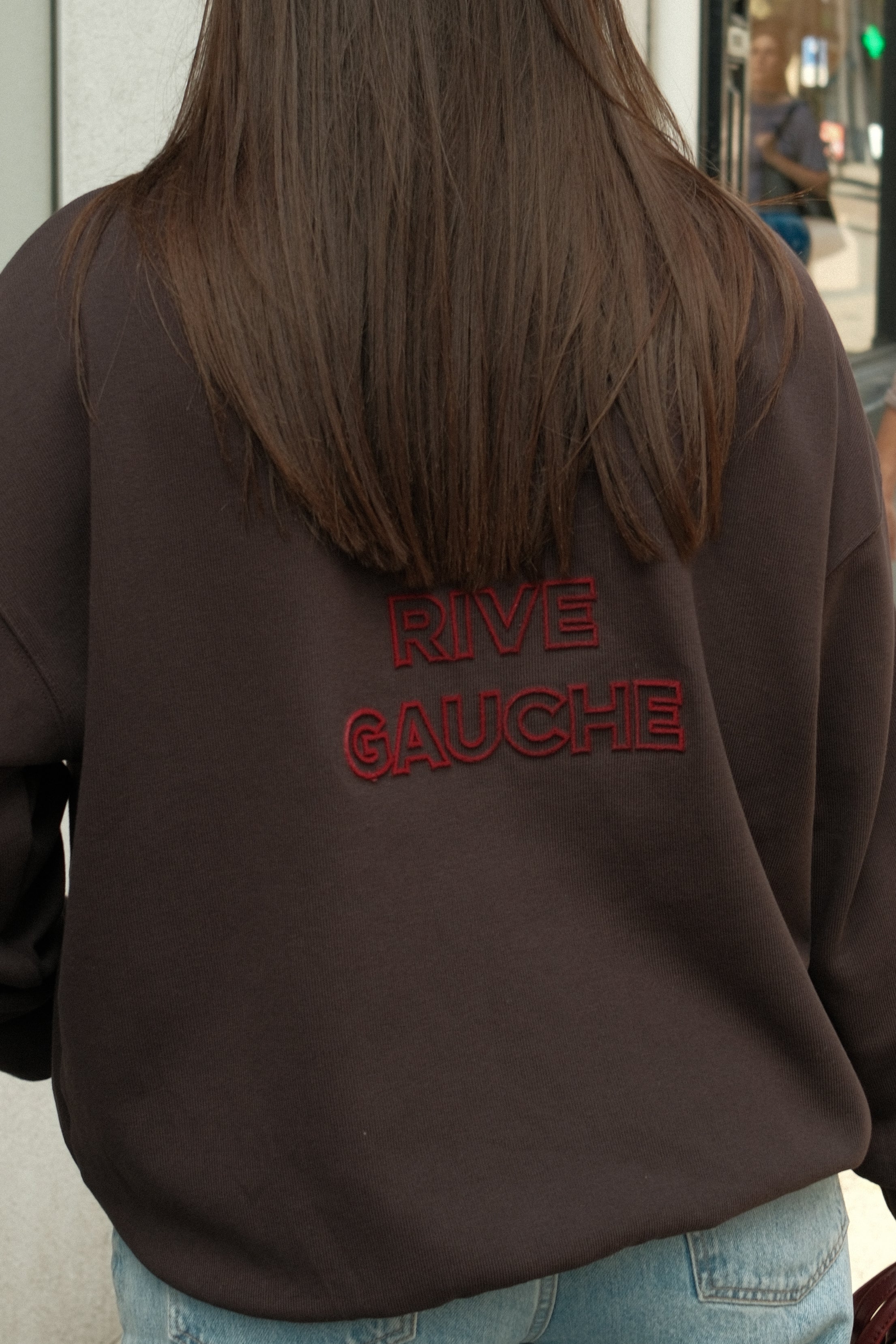 RIVE GAUCHE SWEATER CHOCO