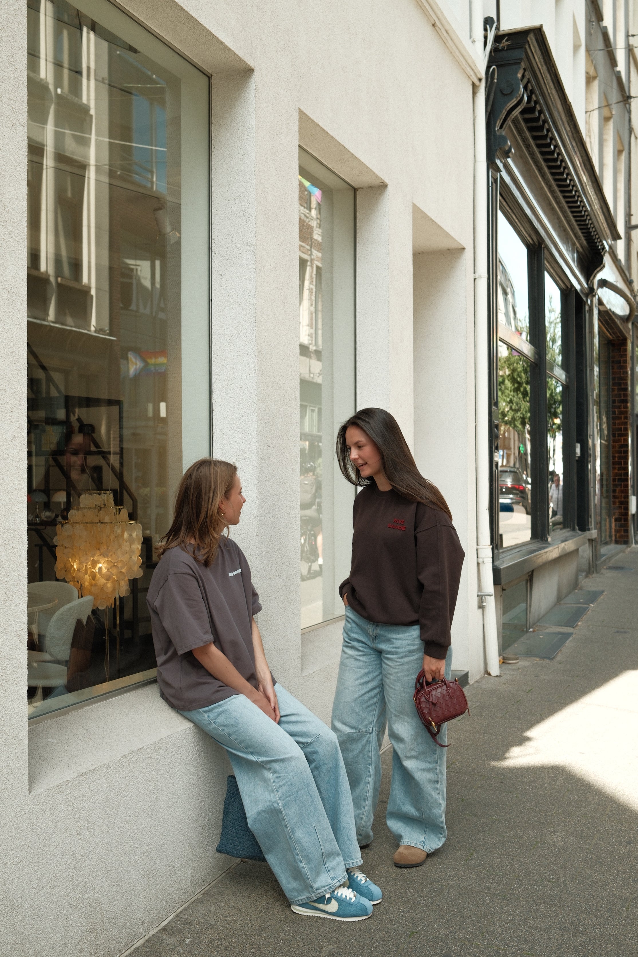 RIVE GAUCHE SWEATER CHOCO