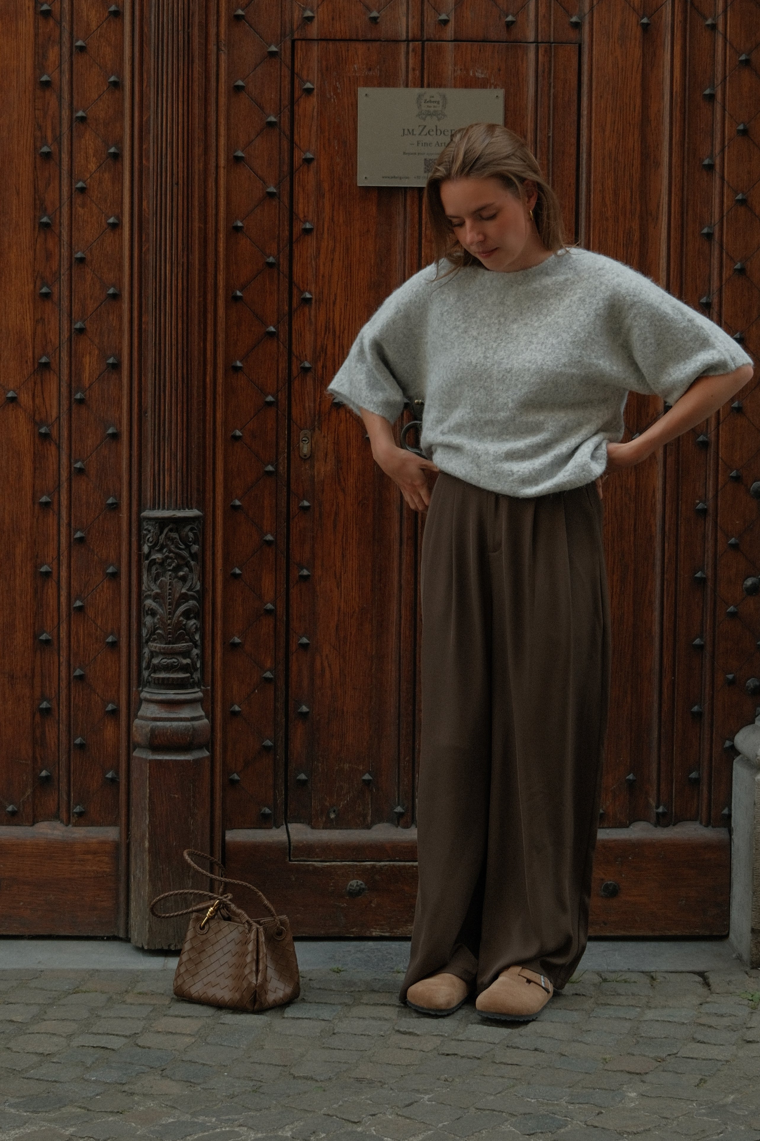 WIDE NOLA PANTALON CHOCO