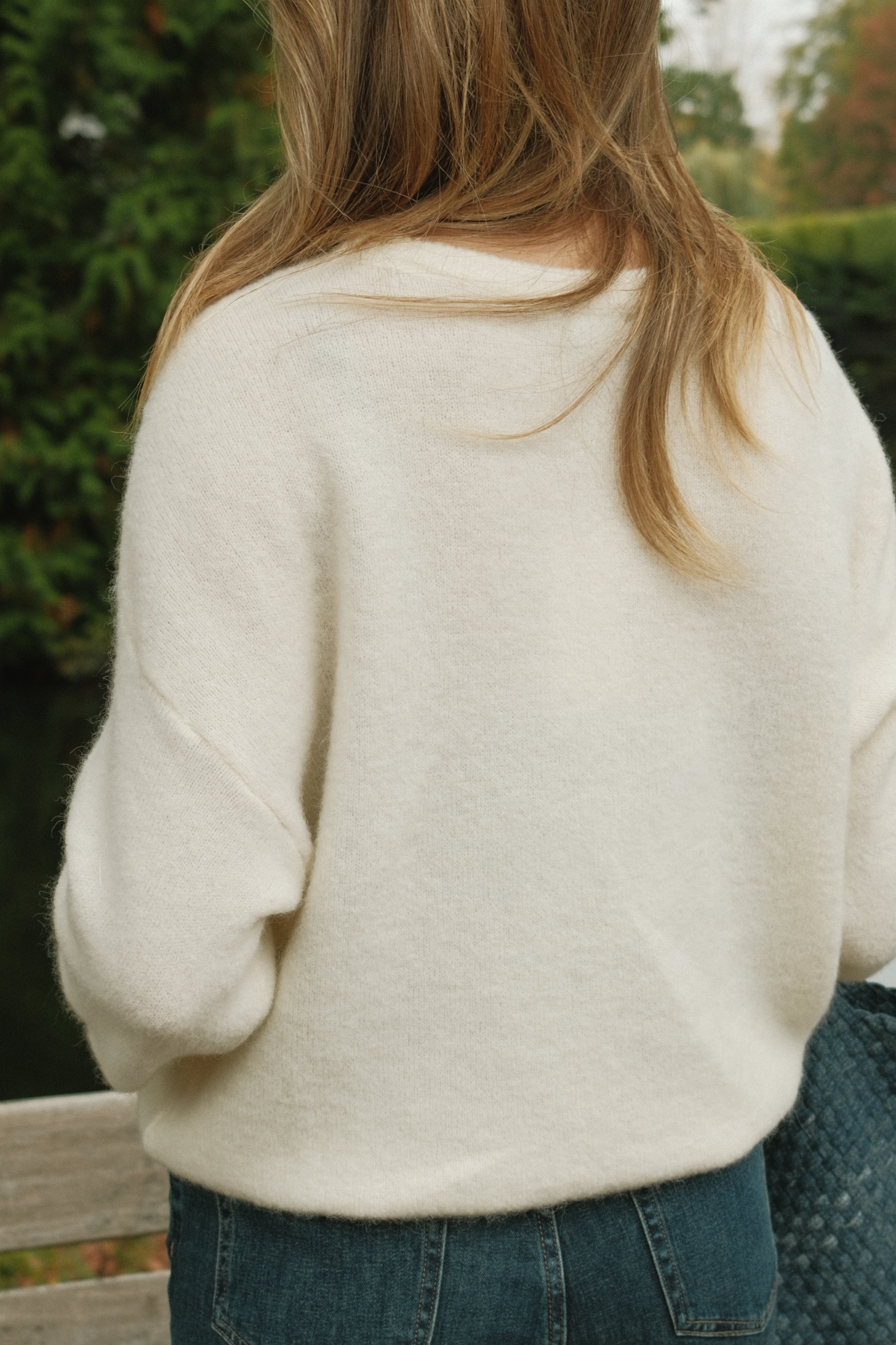 ESSENTIAL SARAH KNIT OFF-WHITE