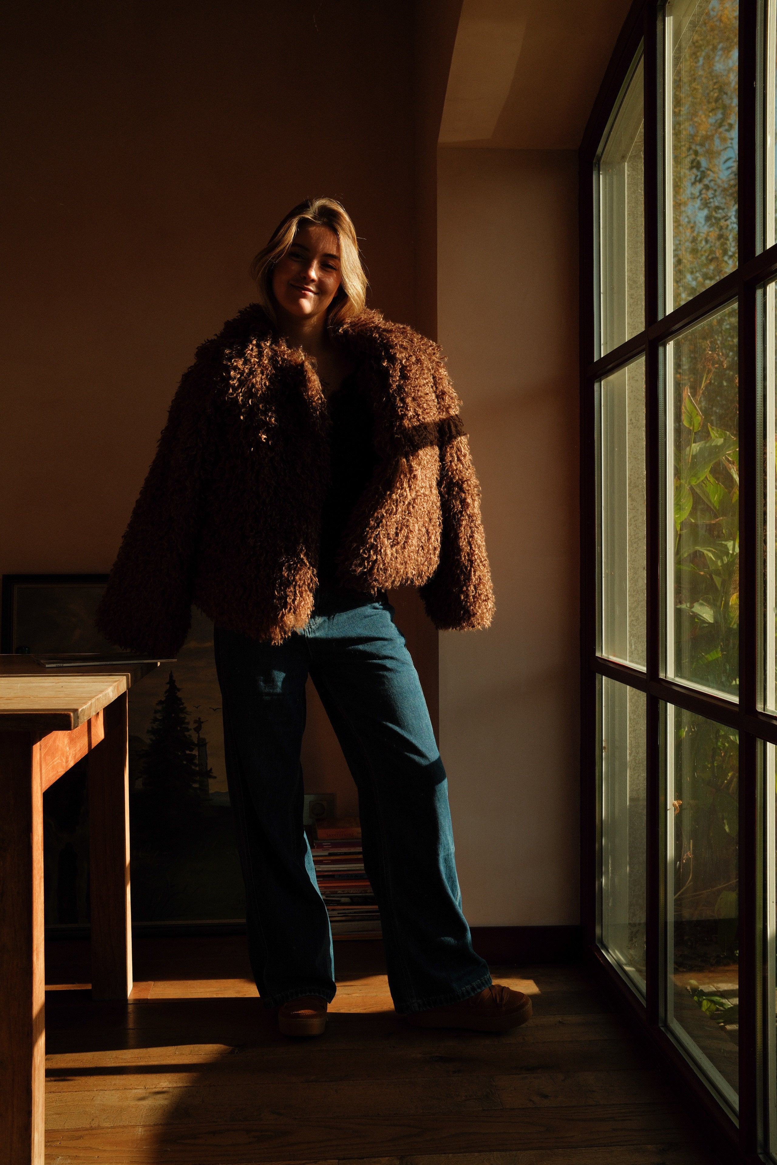 THE TEDDY COAT BROWNIE