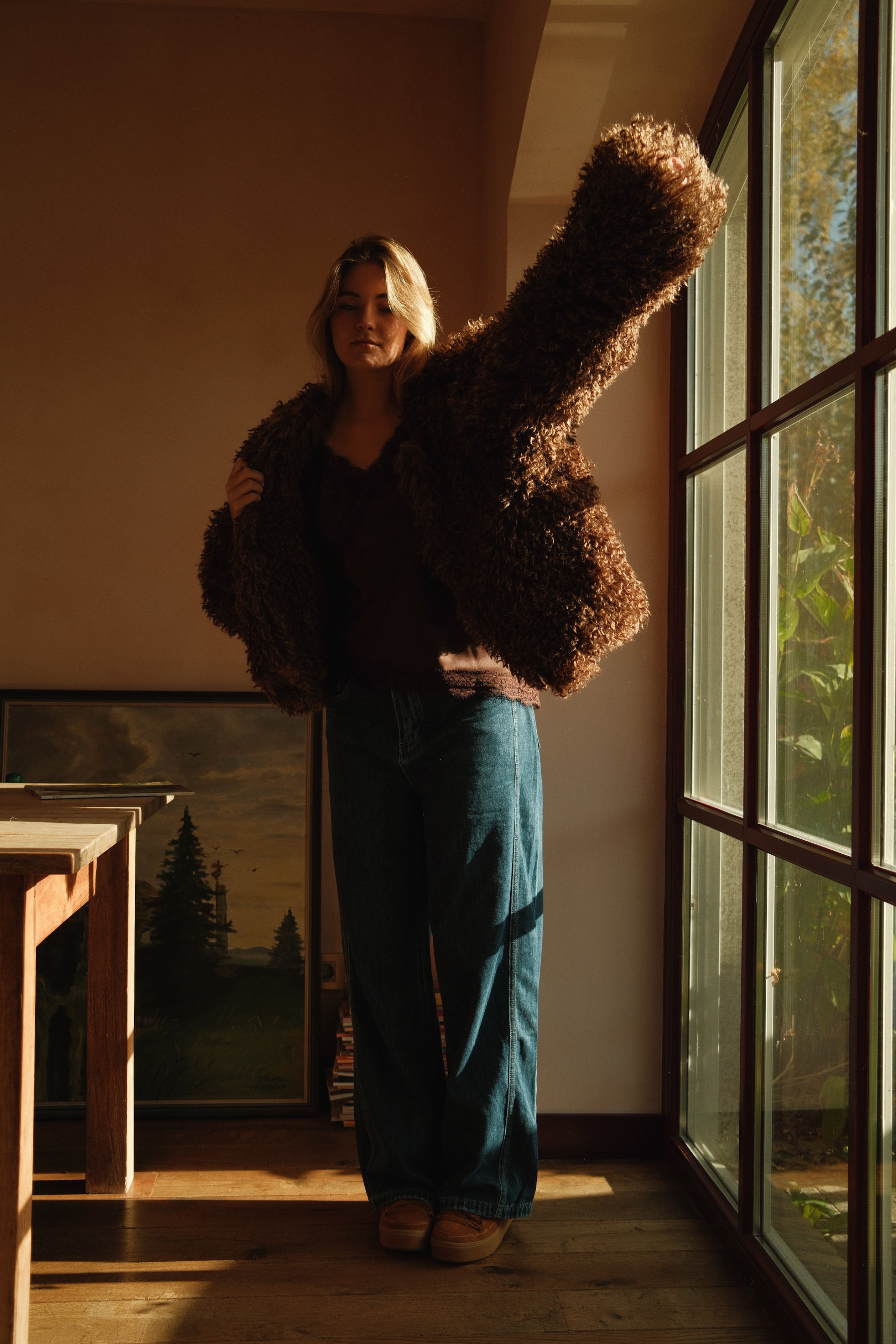 THE TEDDY COAT BROWNIE