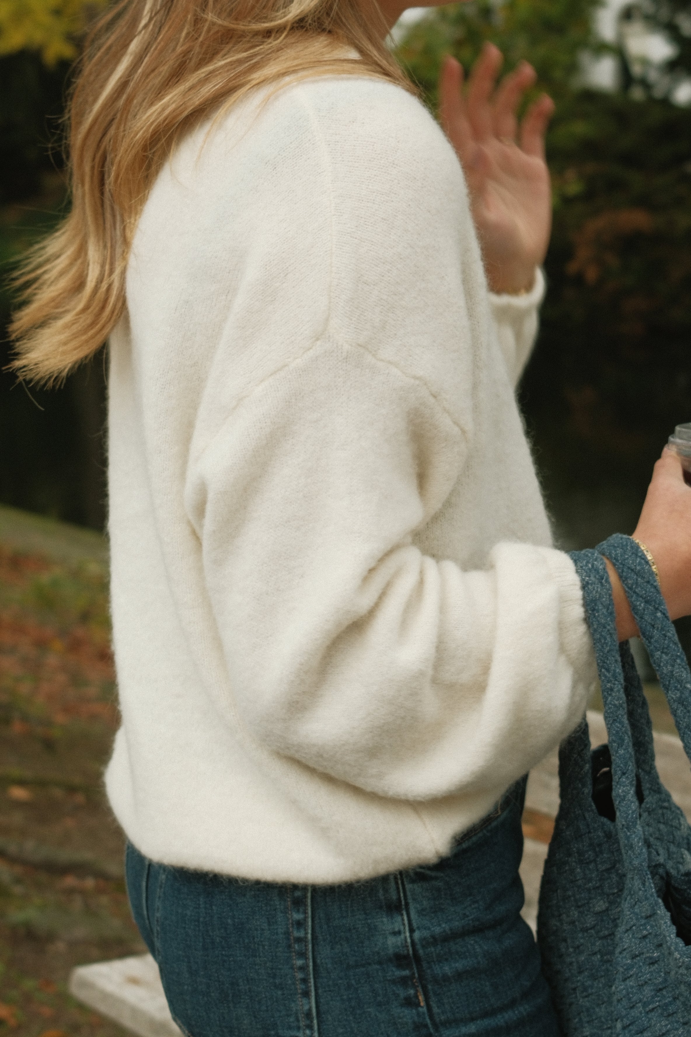 ESSENTIAL SARAH KNIT OFF-WHITE