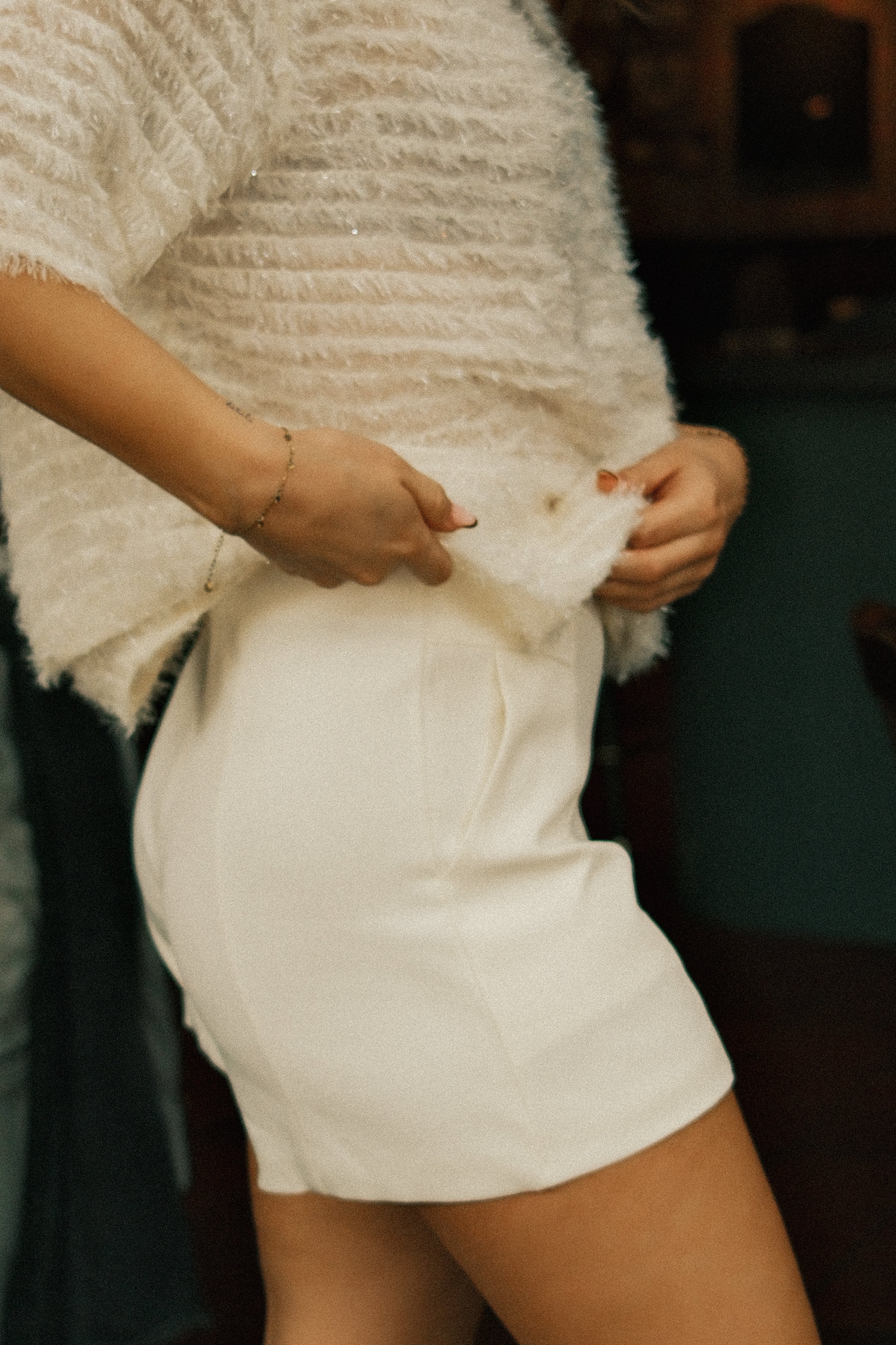 LAUREN SHORT OFF-WHITE