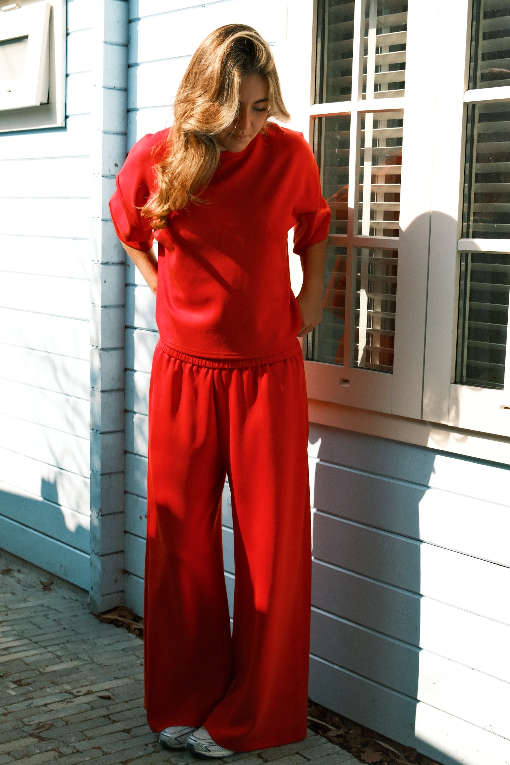 WIDE ATELJEE JOGGER RED