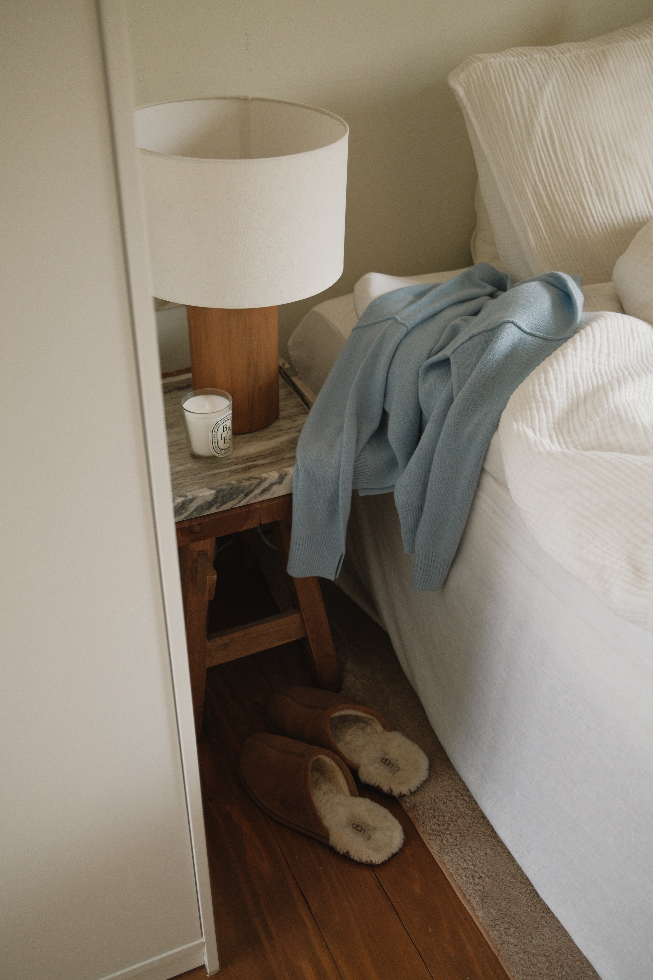 CASHMERE U.E.S. KNIT BABY BLUE