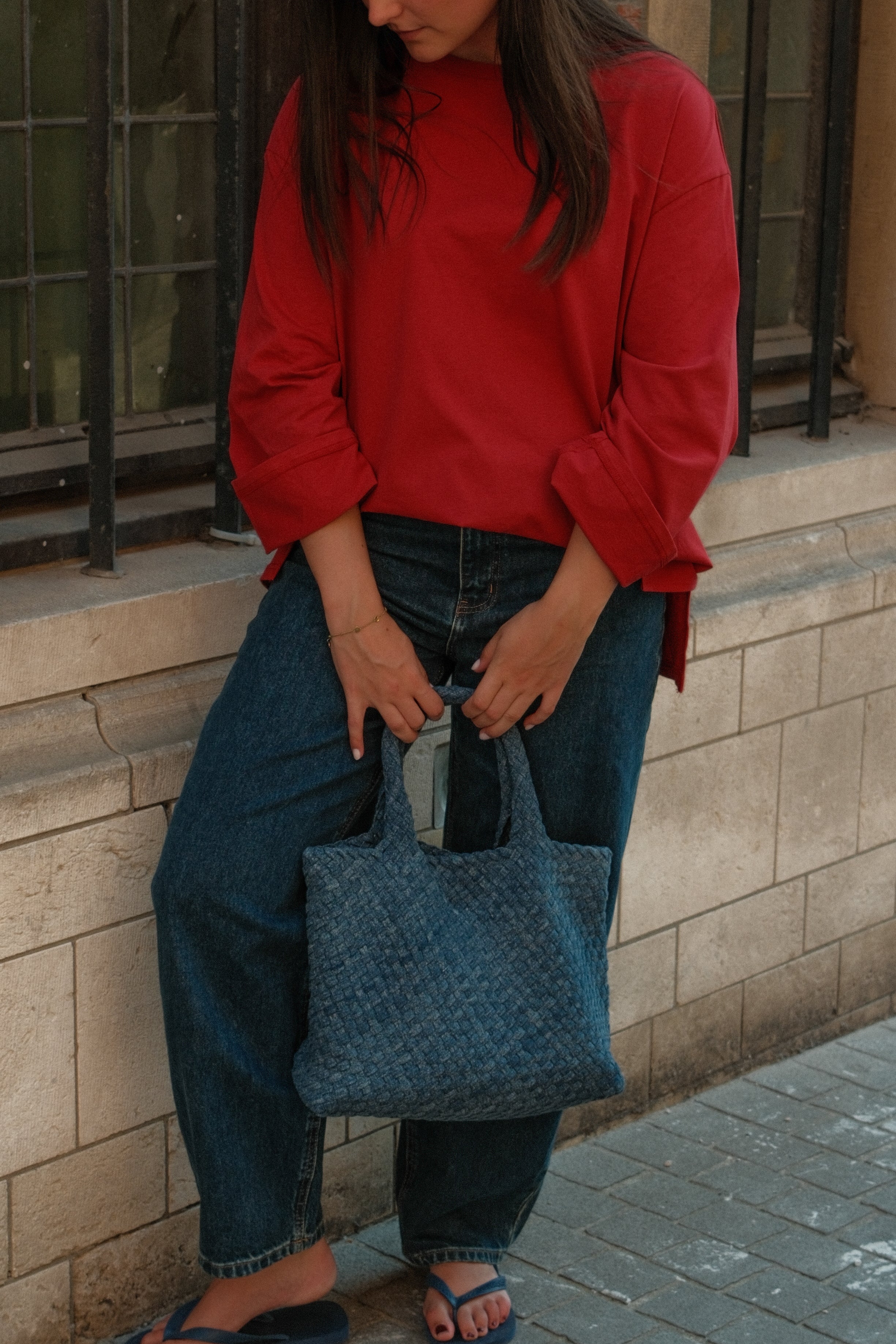 ESSENTIAL LONGSLEEVE RED