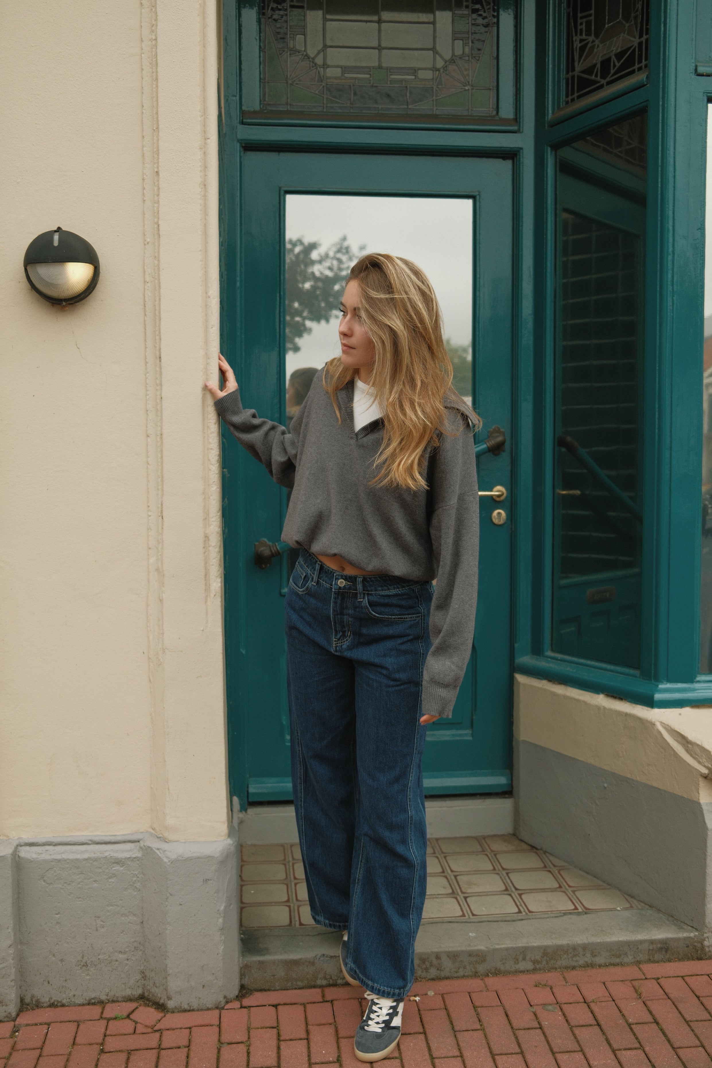 DENIM SAM STRAIGHT/WIDE LEG JEANS