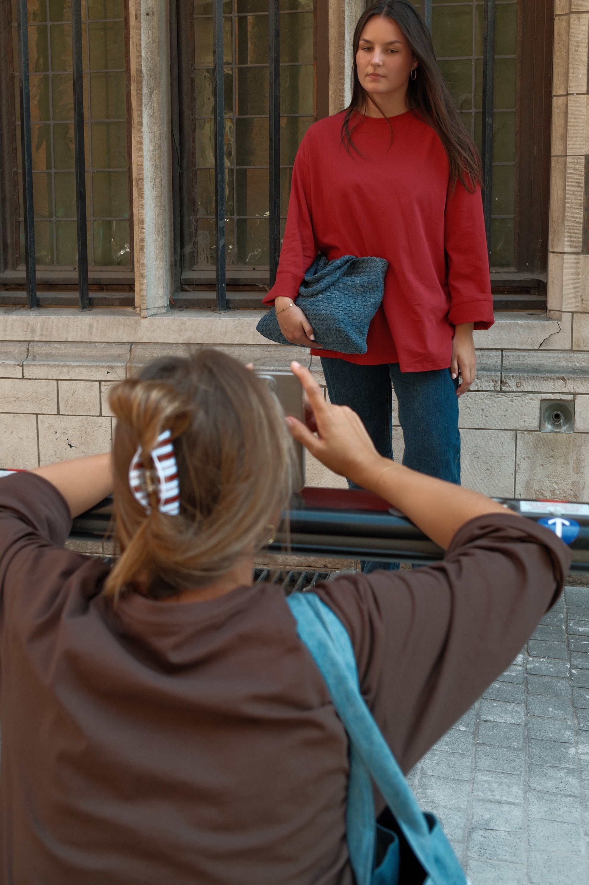 ESSENTIAL LONGSLEEVE RED