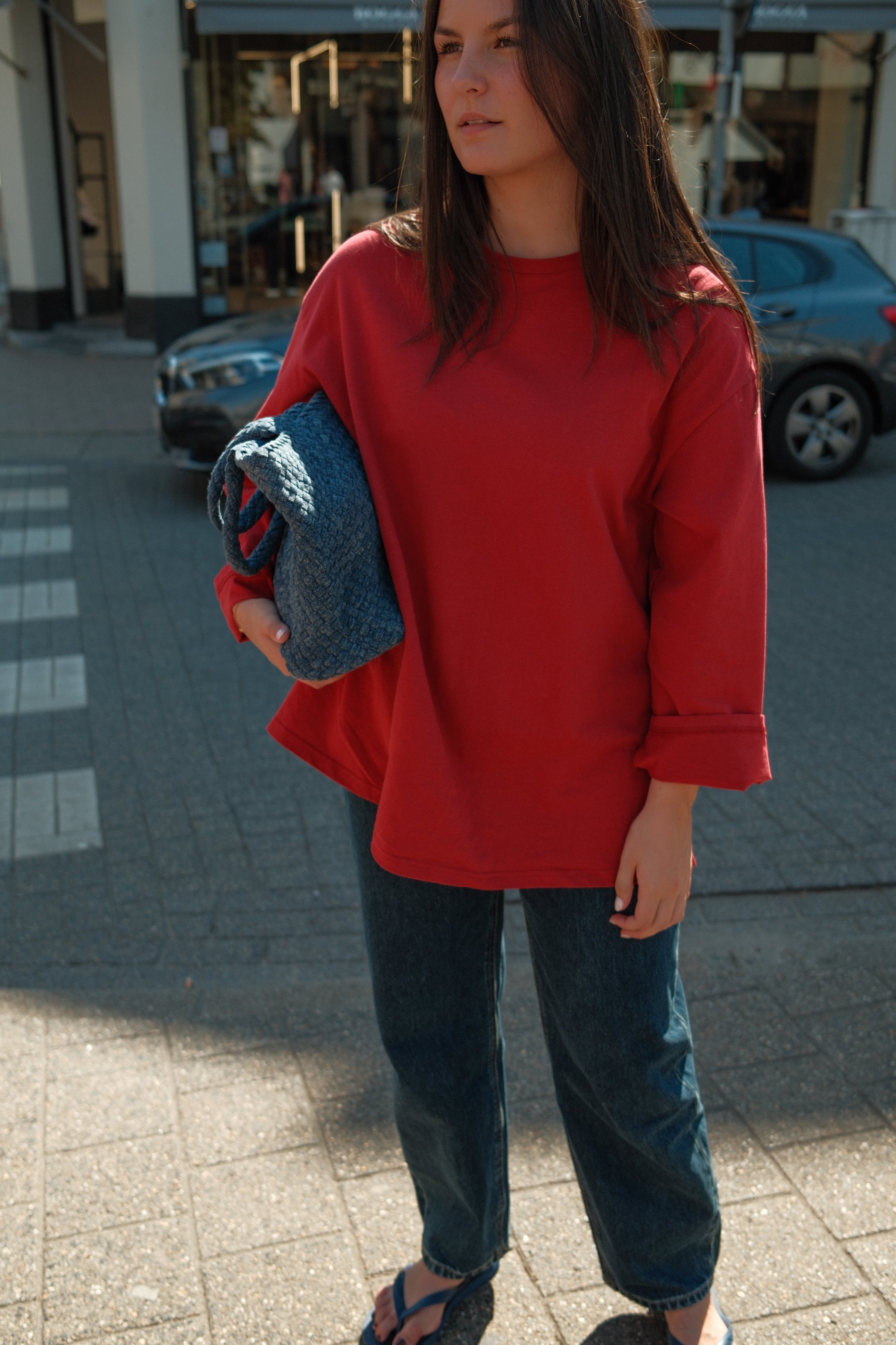 ESSENTIAL LONGSLEEVE RED