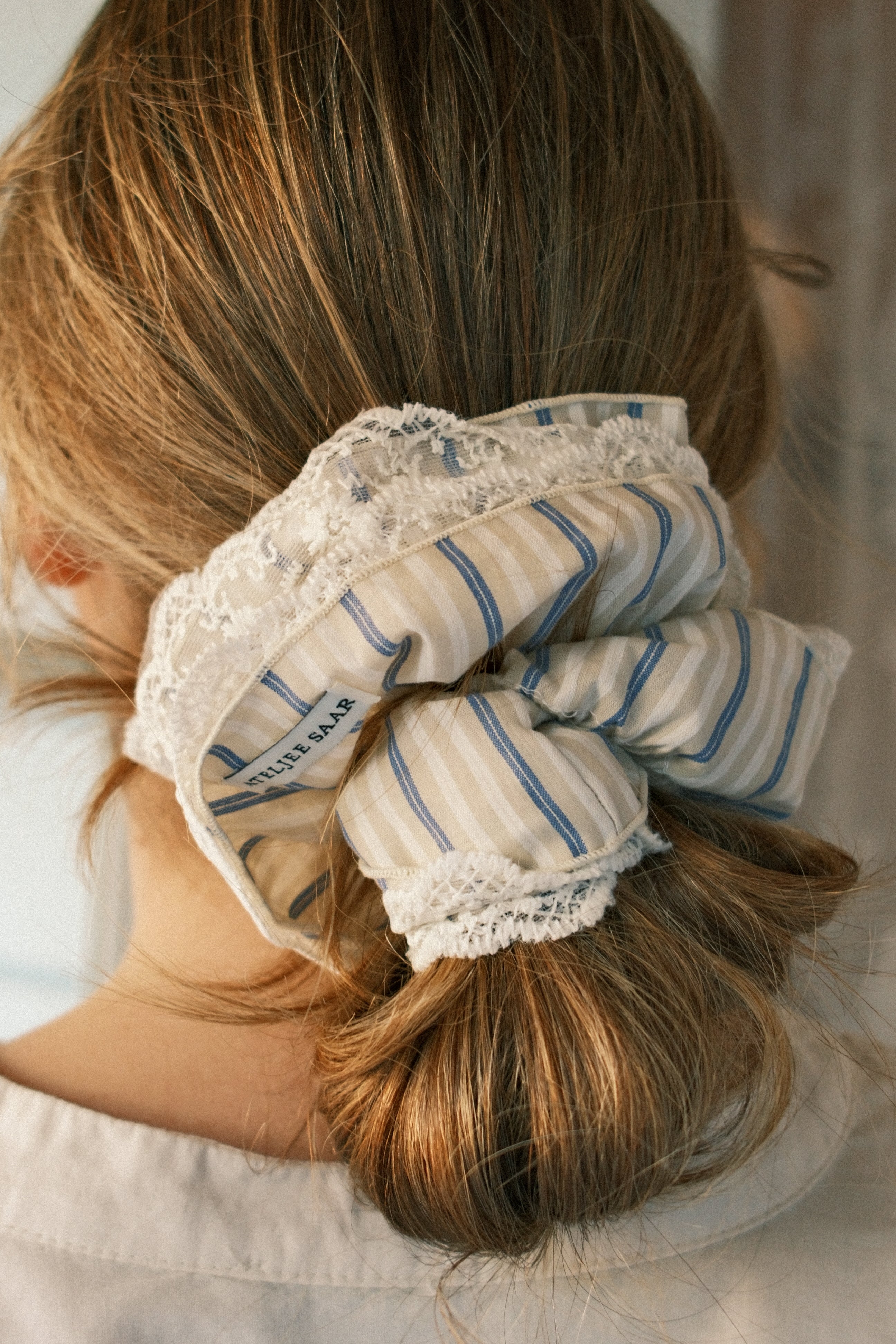 THE LUCY STRIPE SCRUNCHIE