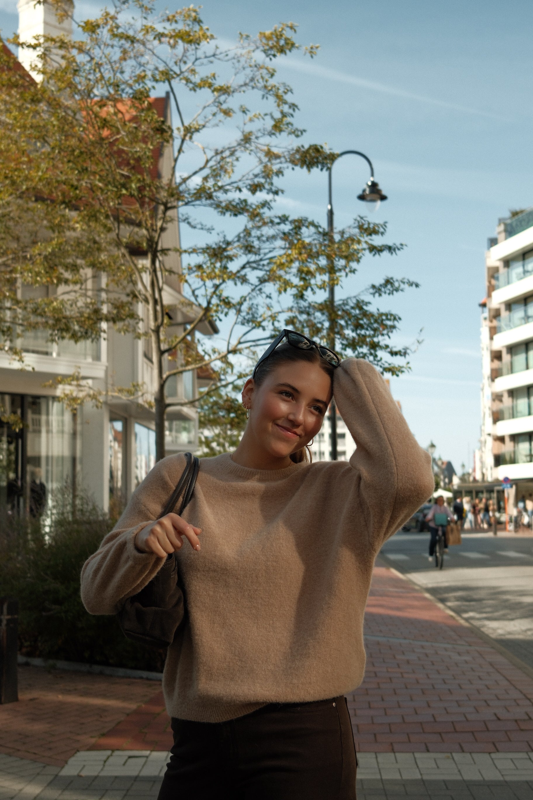 ESSENTIAL SARAH KNIT CAMEL