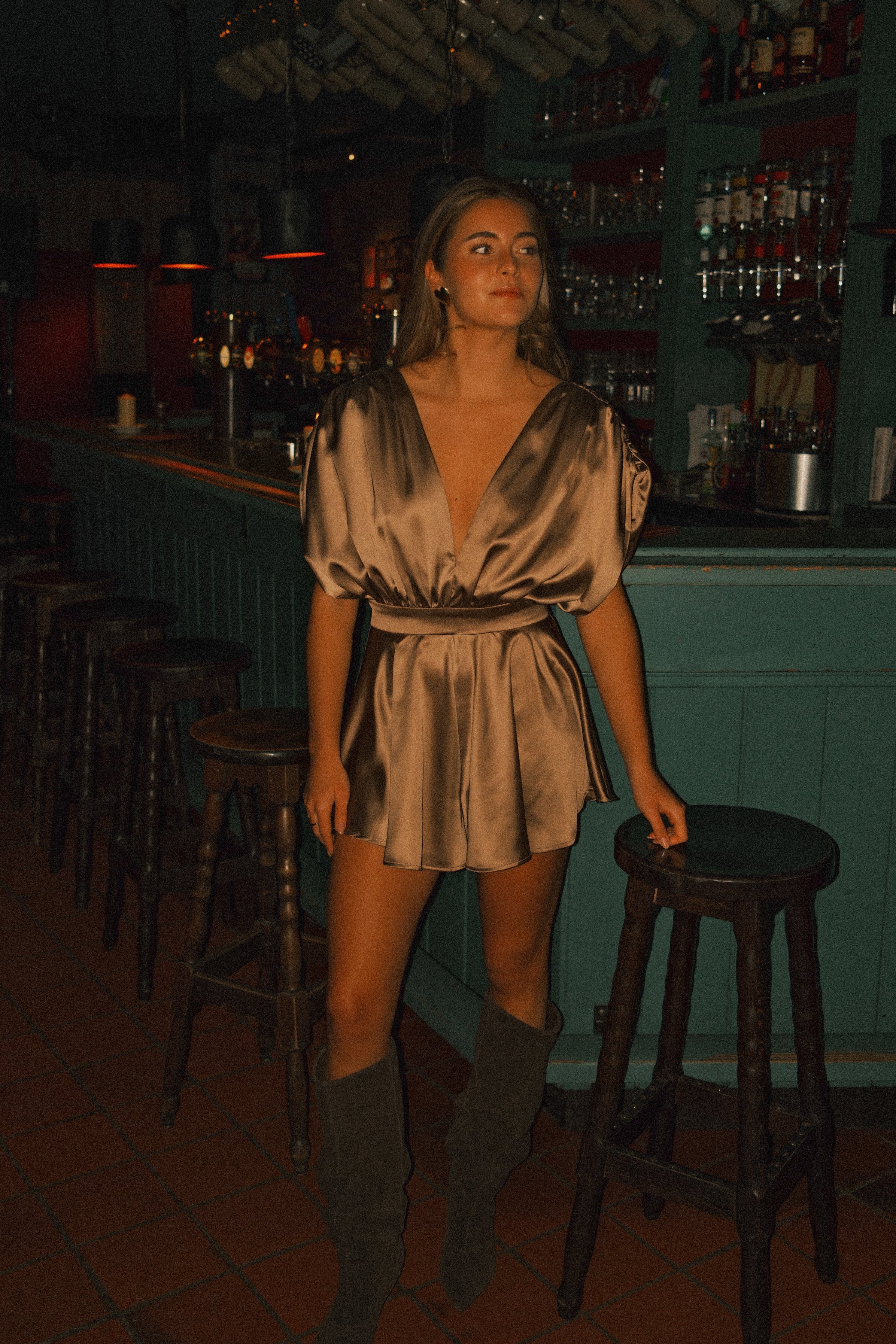 NYE JUMPSUIT TAUPE